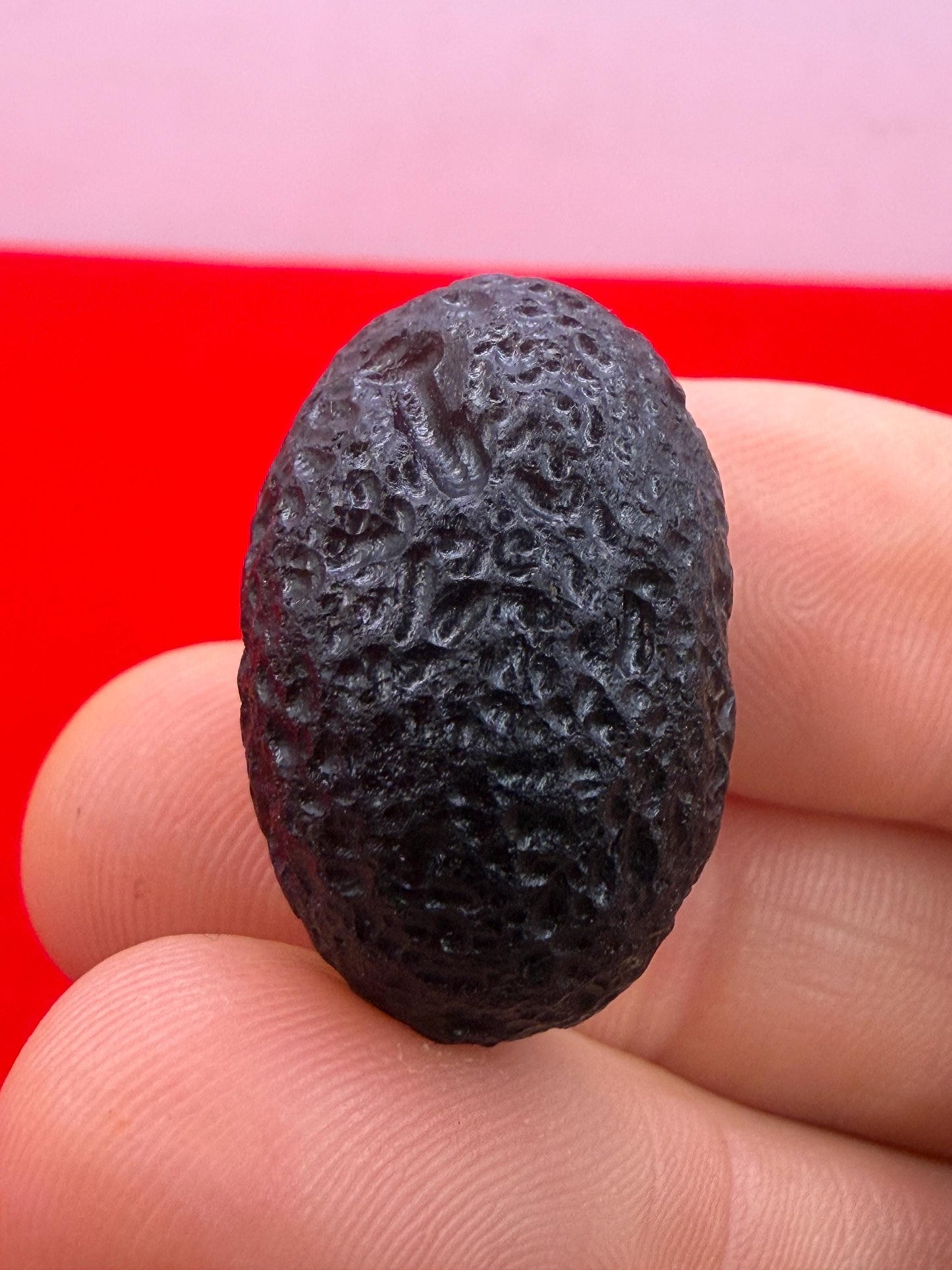 Colombianite Specimen: Translucent Pseudo-Tektite, Shamanic Healing Stone, 9.57 grams