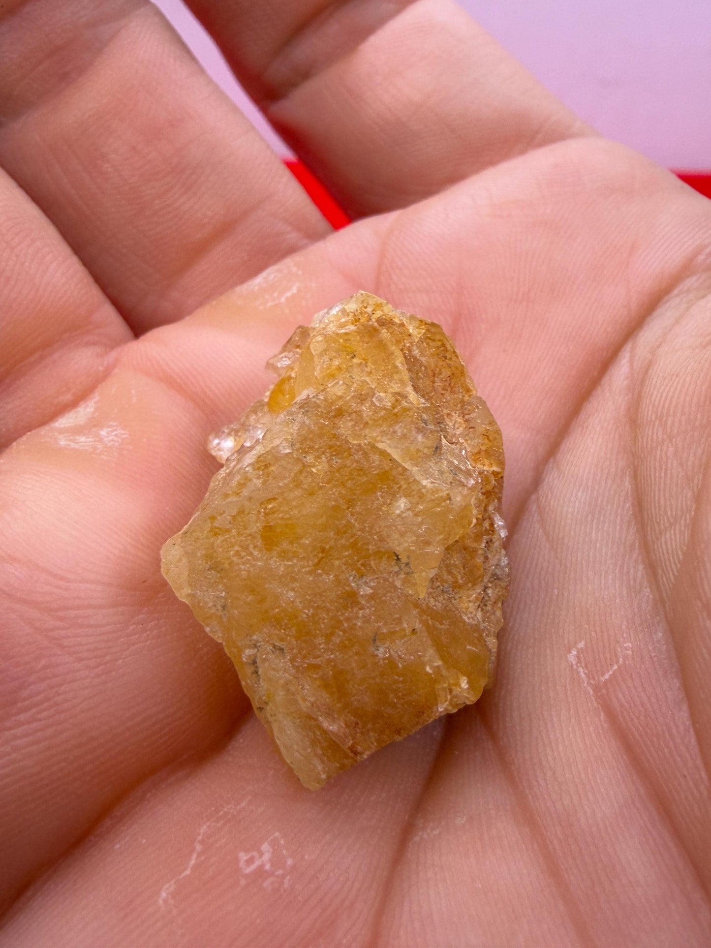 Golden Brazilian Phenacite Crystal: High-Vibration Gemstone, 7.89g/39.45ct