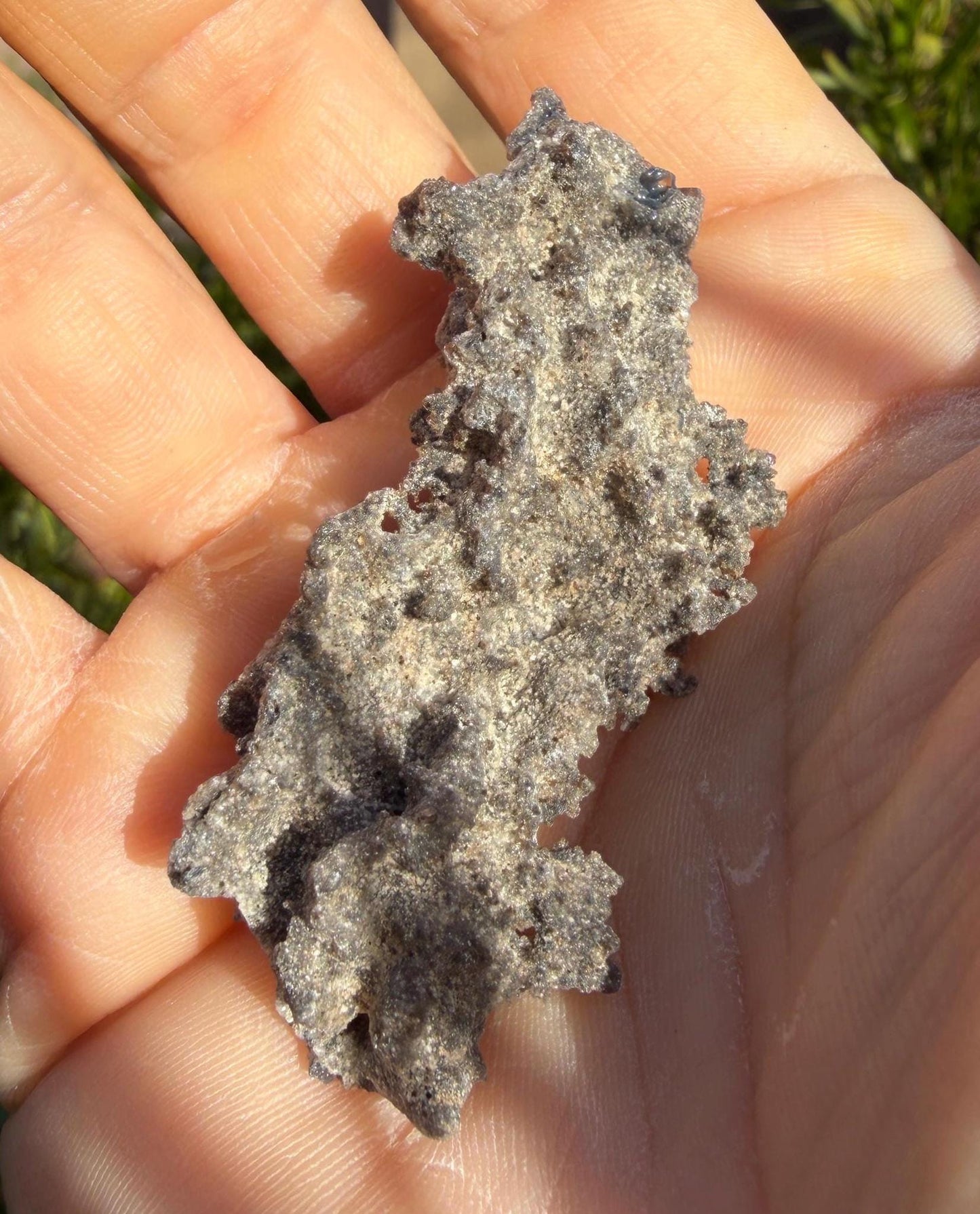 Sahara Desert Fulgurite: Lightning Glass, Fossilized Lightning, Energy Work, 5.86 grams