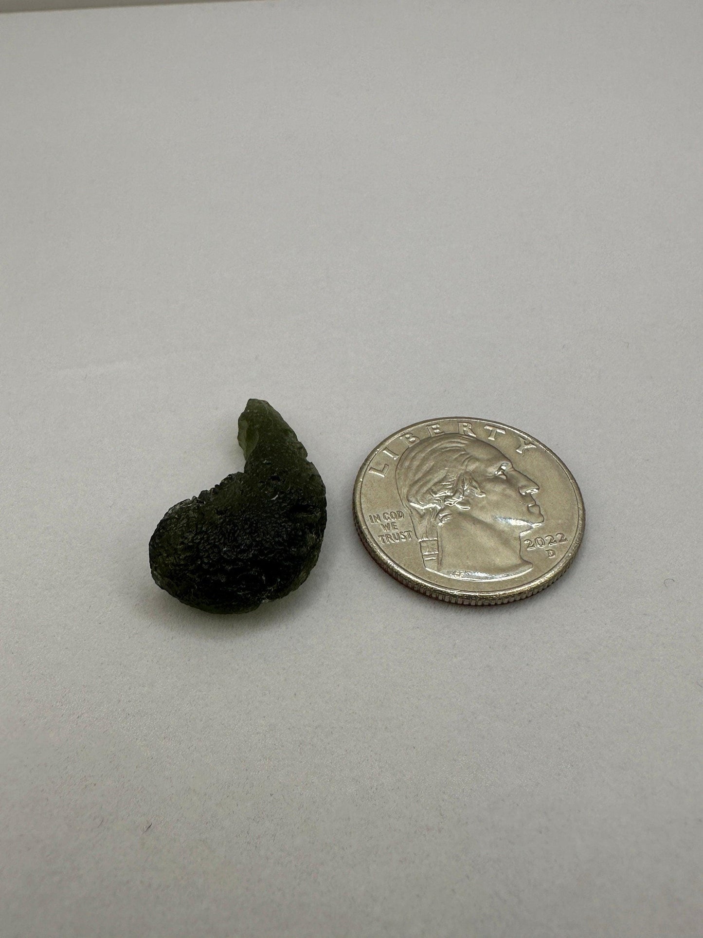 Authentic Moldavite Crystal Specimen, Czech Tektite (3.05 grams|15.25 carats)