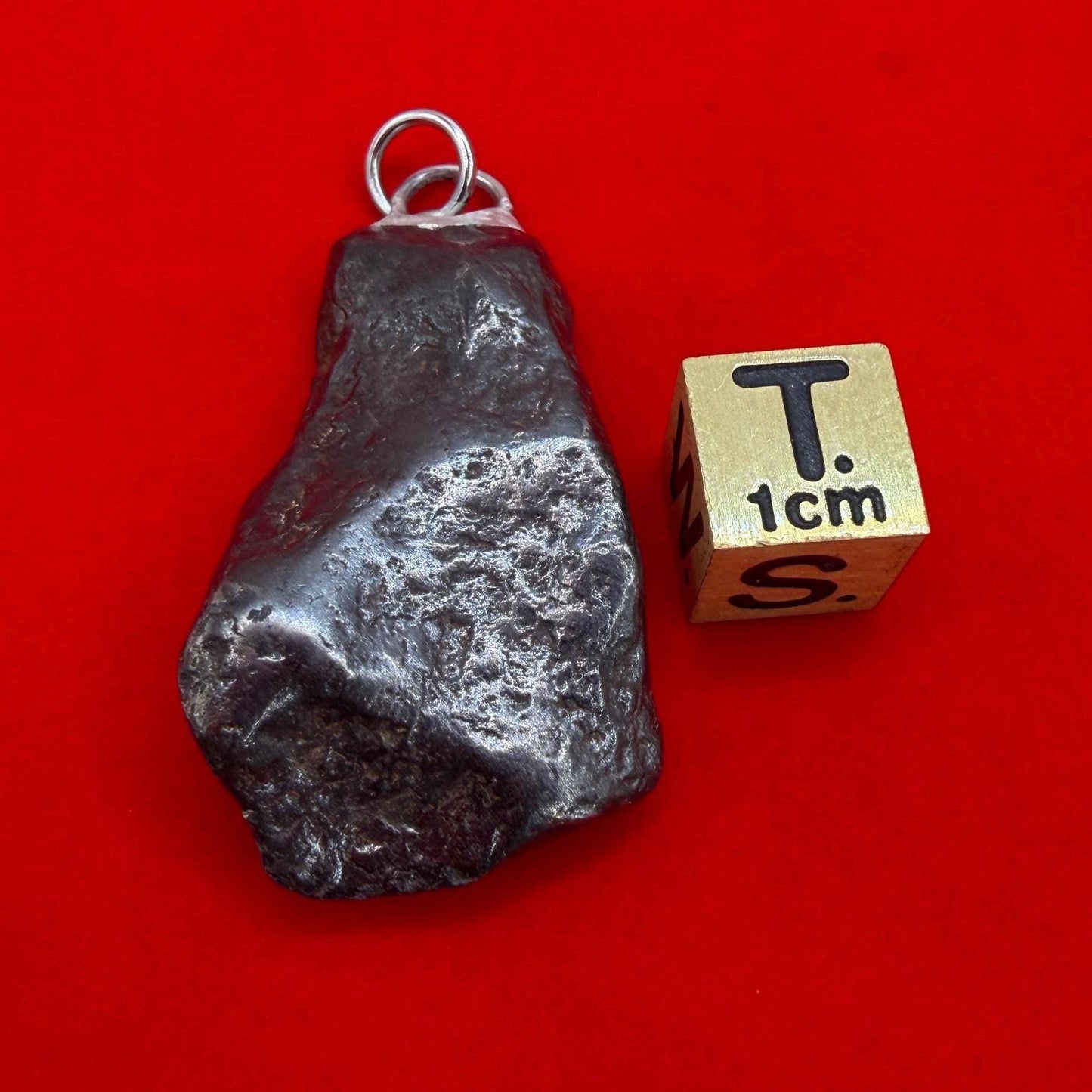 Canyon Diablo Iron Meteorite Pendant: Arizona Space Gift, 17.23 grams