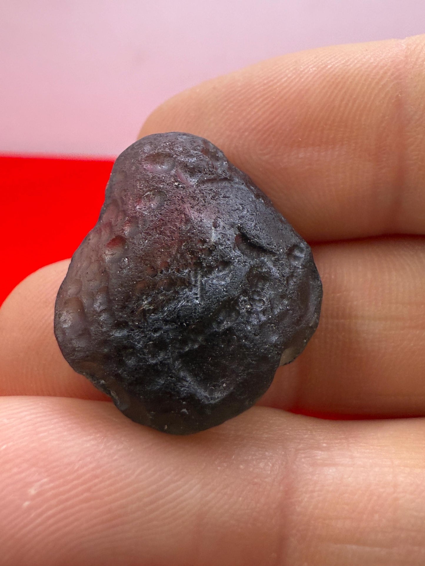 Colombianite Specimen: Translucent Pseudo-Tektite, Shamanic Healing Stone, 4.75 grams