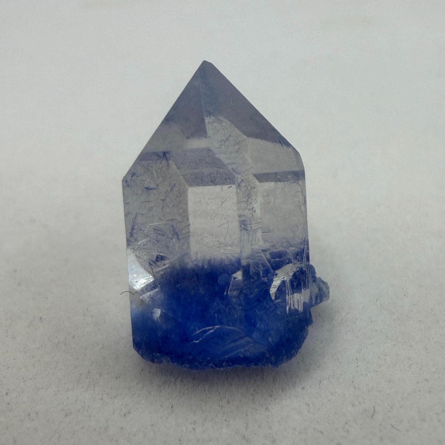 Brazilian Dumortierite Crystal- Blue Crystal Point, Rare Micro Specimen, 2.22g/11.1ct