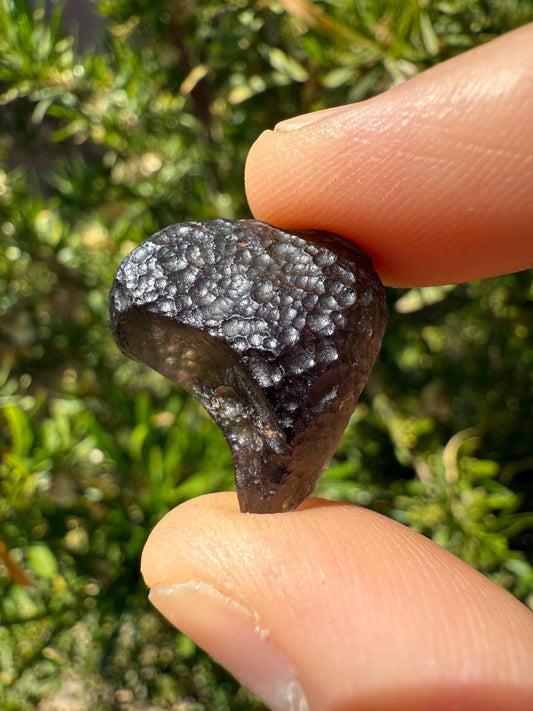 Colombianite Specimen: Translucent Pseudo-Tektite, Shamanic Healing Stone, 3.80 grams