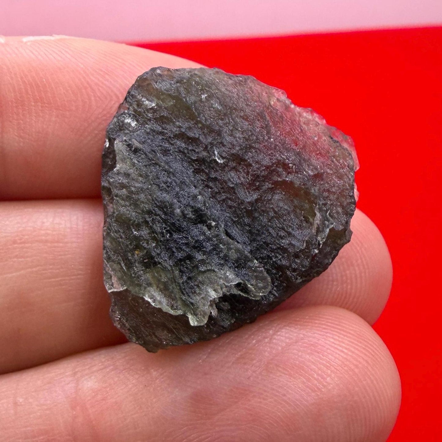 Authentic Moldavite Tektite Specimen, Czech Republic, 4.83 grams