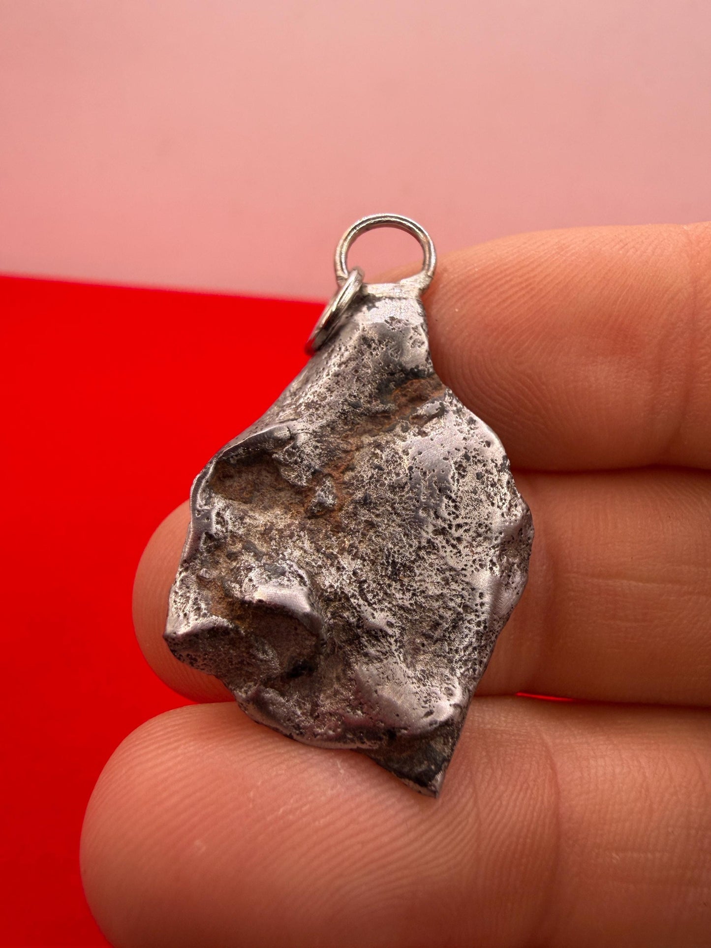 Henbury Iron Meteorite Pendant, Australia, Astronomy Gift, Cosmos, 11.21g