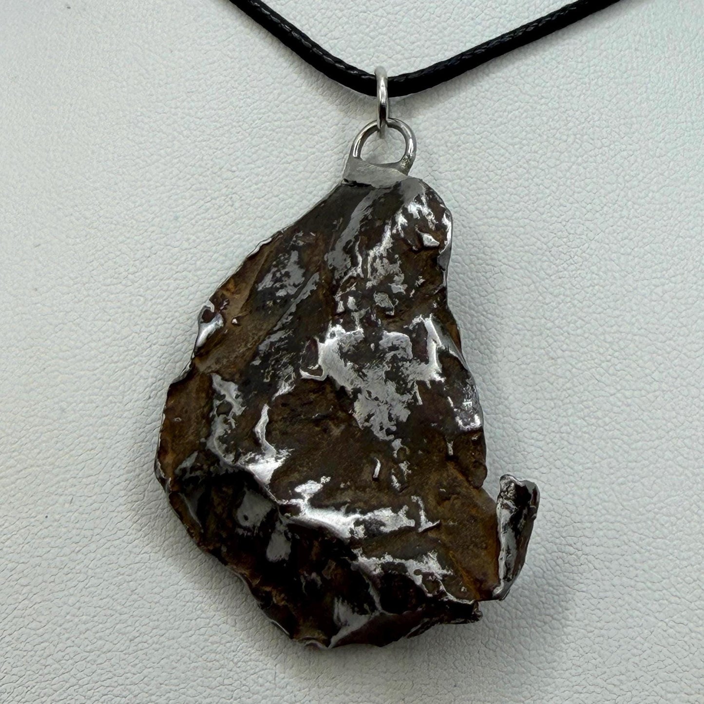 Gebel Kamil Iron Meteorite Pendant, Egypt, Authentic Meteorite, 55.15g
