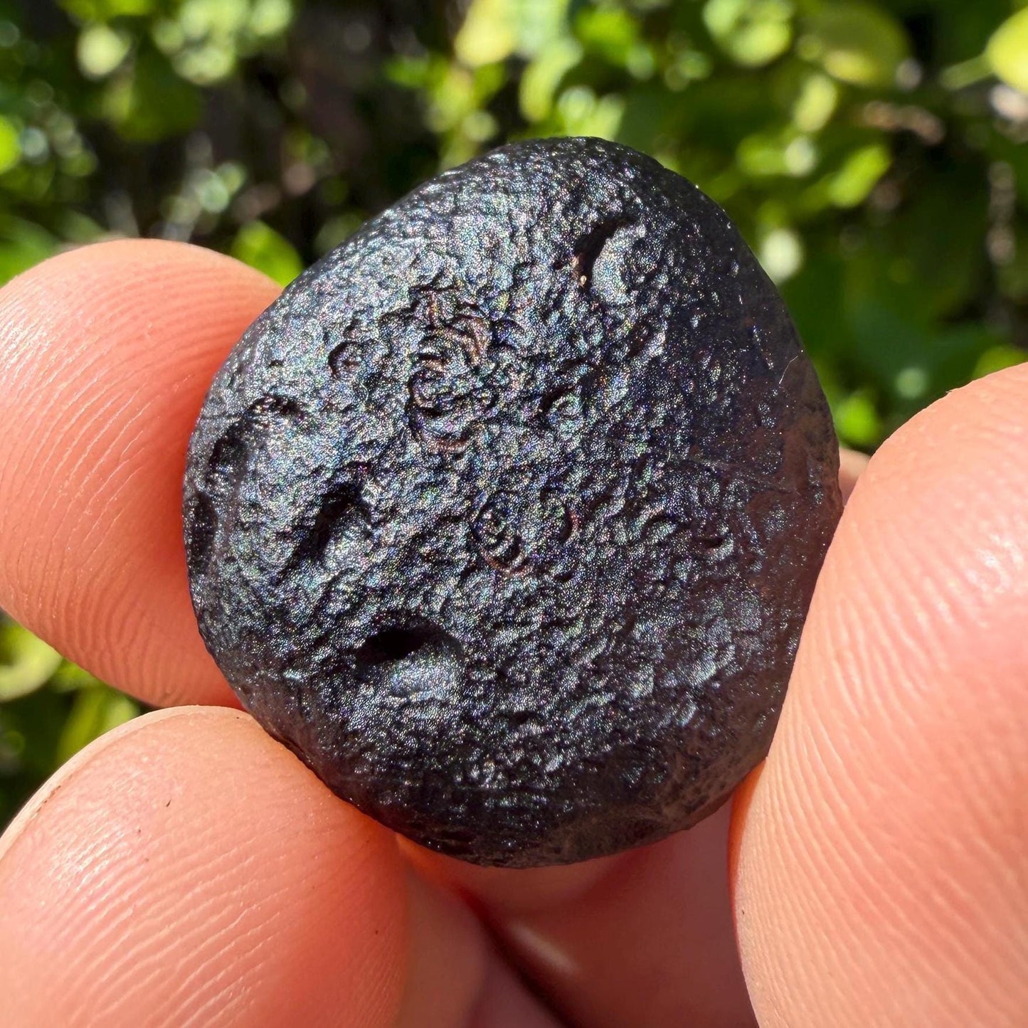 Saffordite Stone, Rare Cintamani, Arizona Tektite, 9.52 Grams