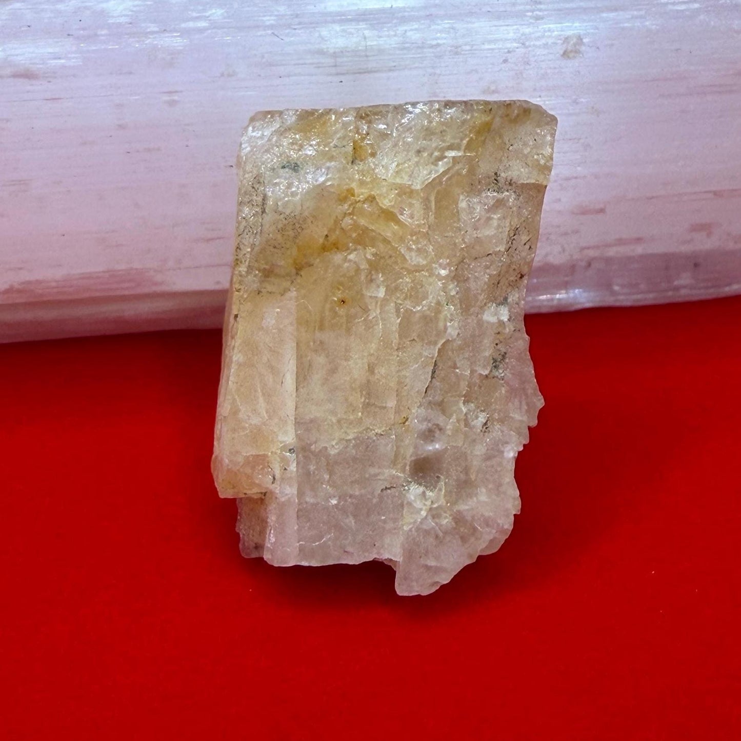 Golden Brazilian Phenacite Crystal: High-Vibration Gemstone, 8.25g/41.25ct