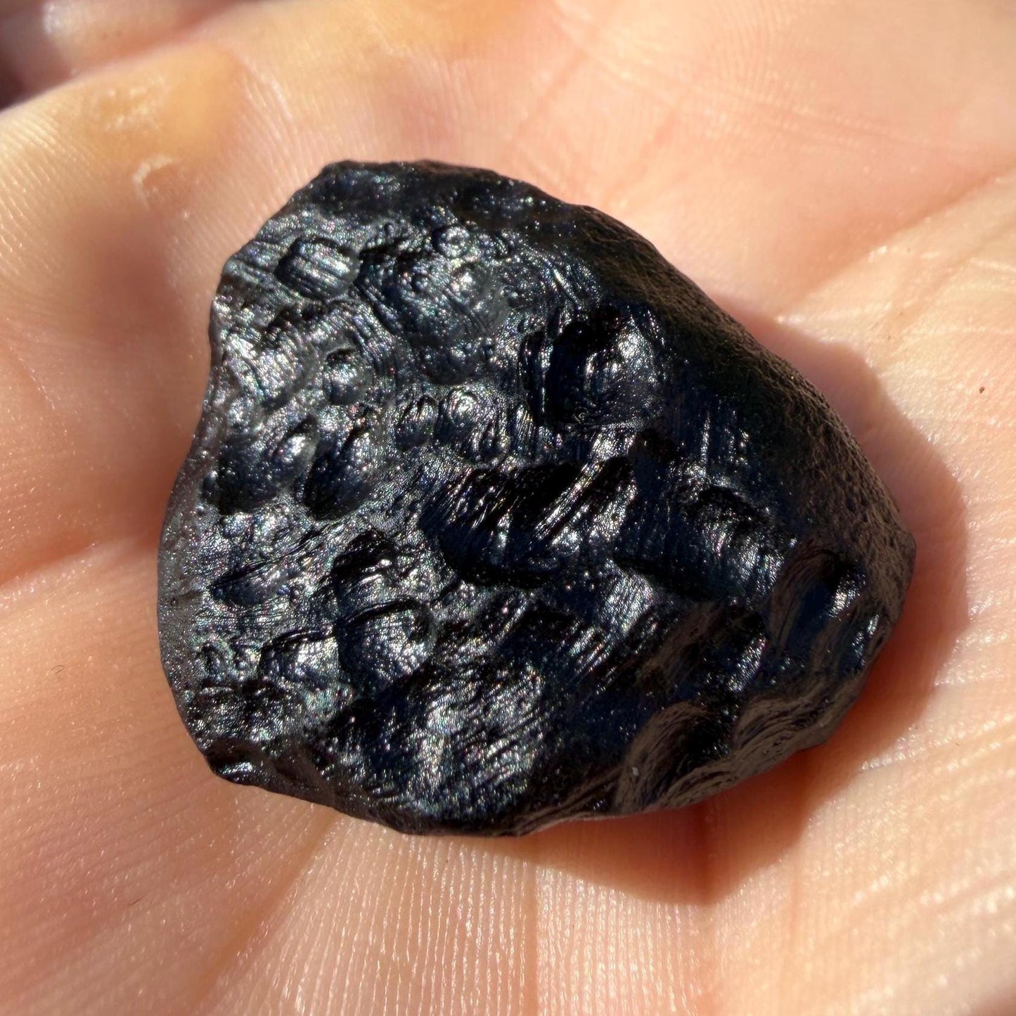 Indonesian Tektite: Indochinite Impactite, Energy Work Stone, 13.92 grams
