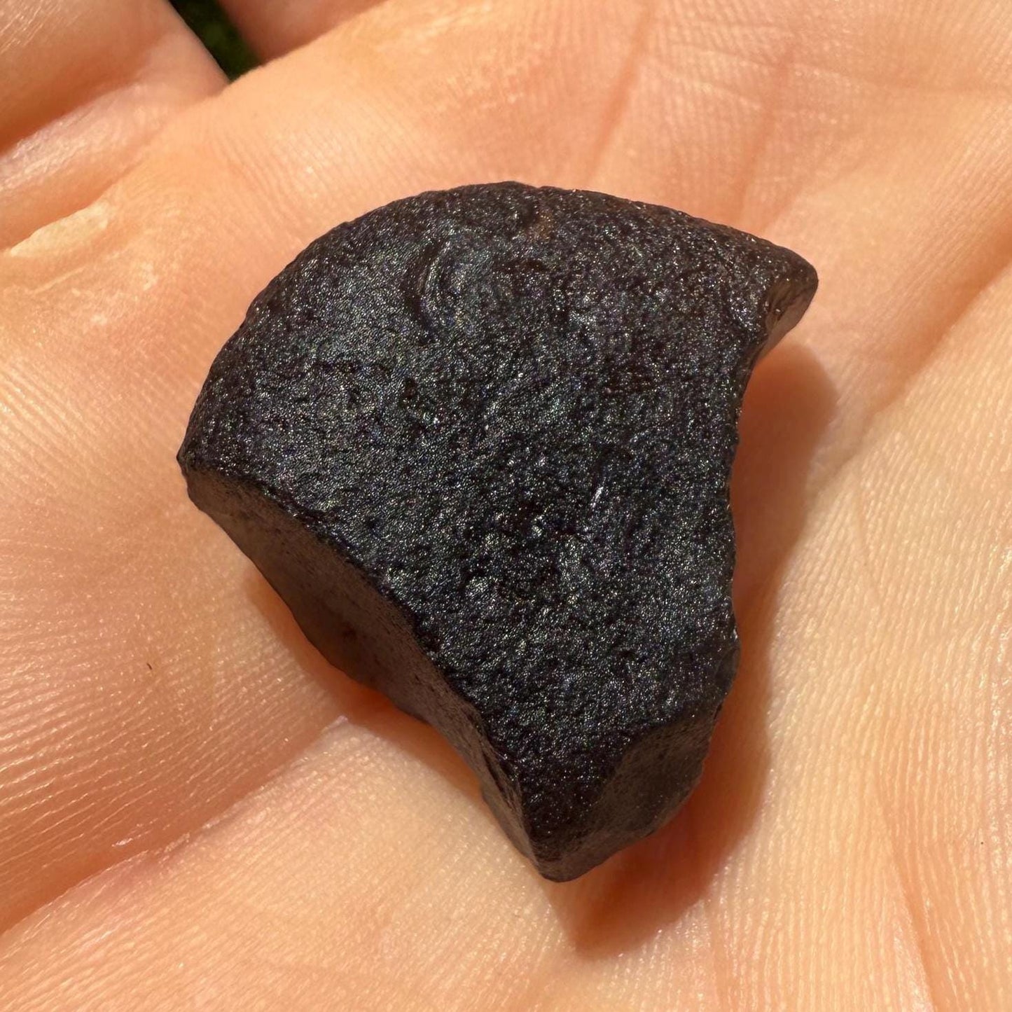 Saffordite Cintamani Stone Specimen: Rare Arizona Pseudo-Tektite, 6.33 grams