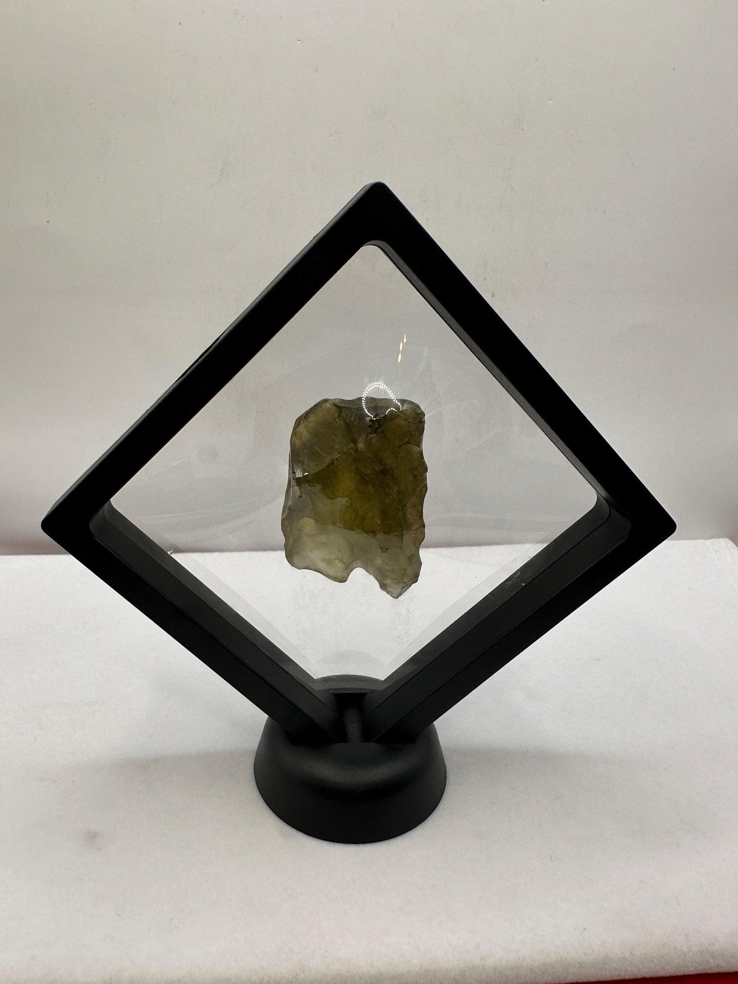 Greenish Libyan Desert Glass: Golden Tektite Talisman, 54.68 grams