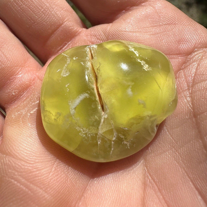 Prehnite Naturalite Crystal: Lucid Dreaming Reiki Stone, 18.72 grams
