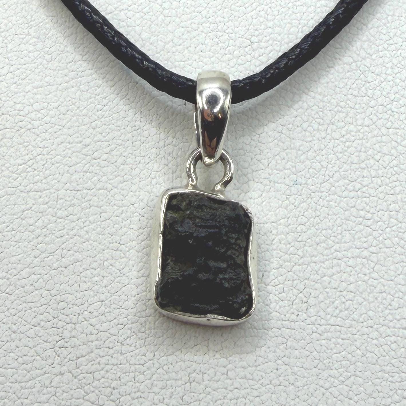 Authentic Moldavite Tektite Pendant: Czech Republic, Reiki Energy, 1.60 gram