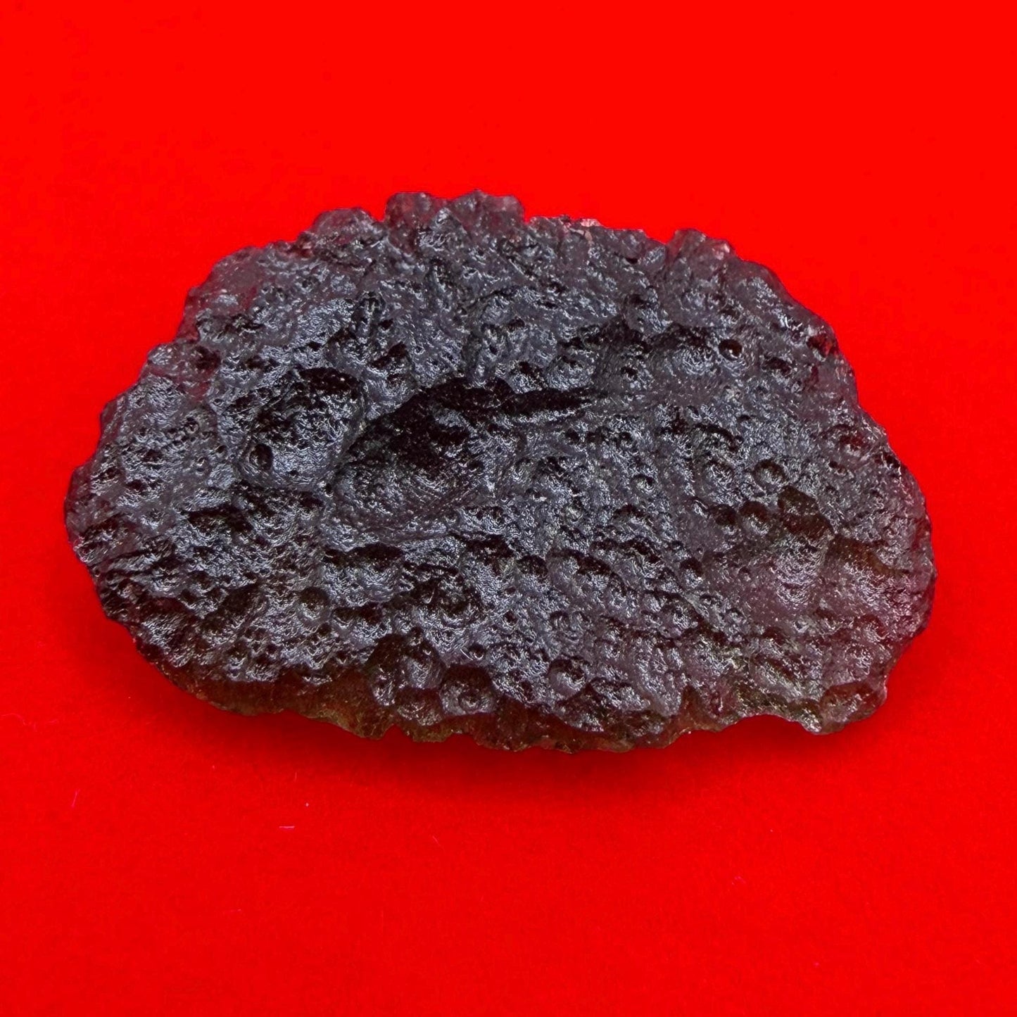 Authentic Moldavite Tektite Specimen: 4.37 grams, Reiki Talisman