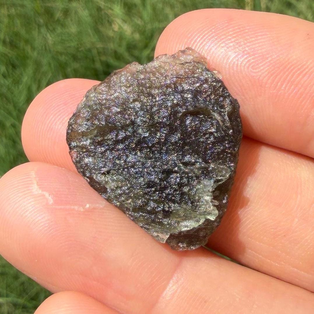 Authentic Moldavite Tektite Specimen, Czech Republic, 4.83 grams