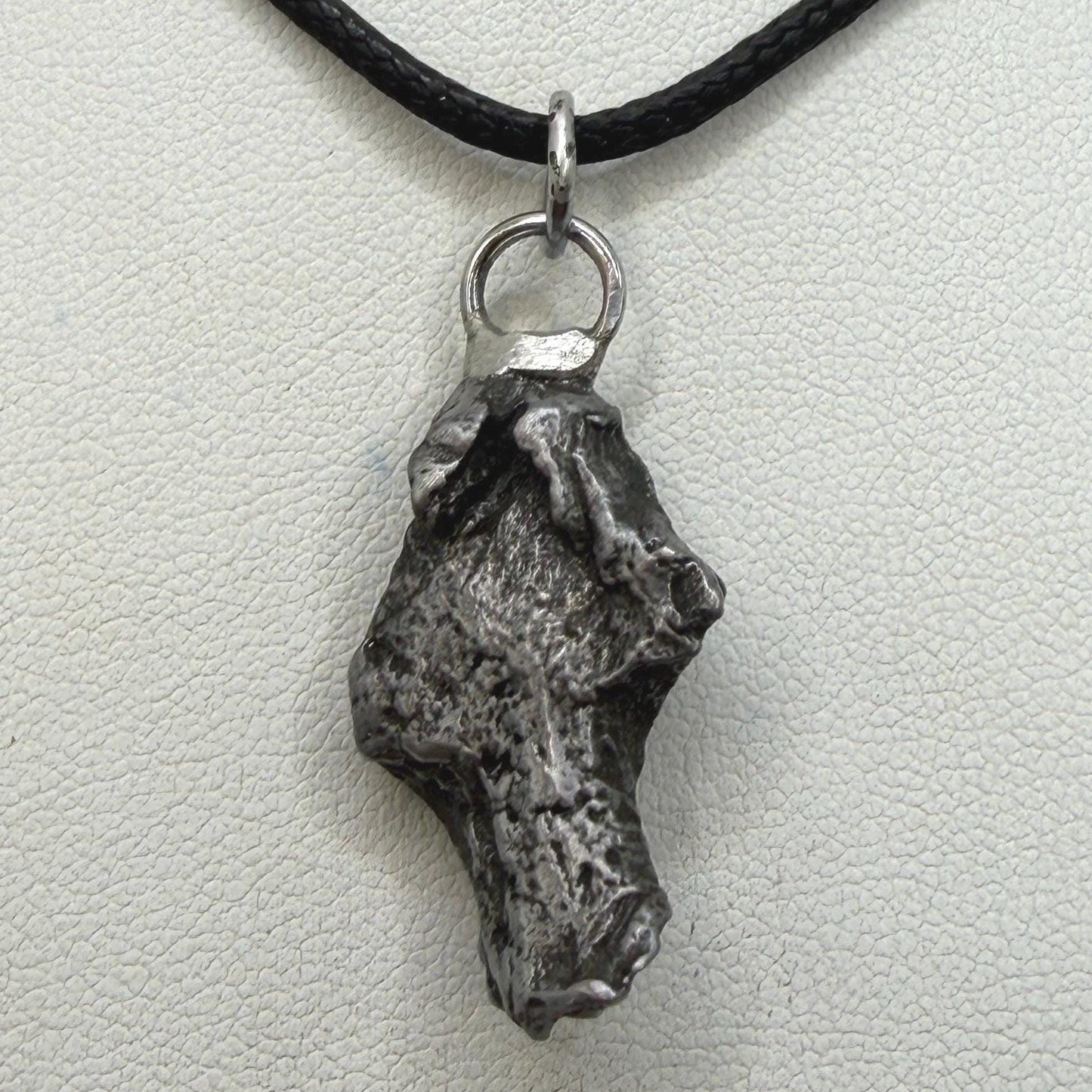 Sikhote-Alin Iron Meteorite Pendant: Astronomy Space Gift, 9.23g