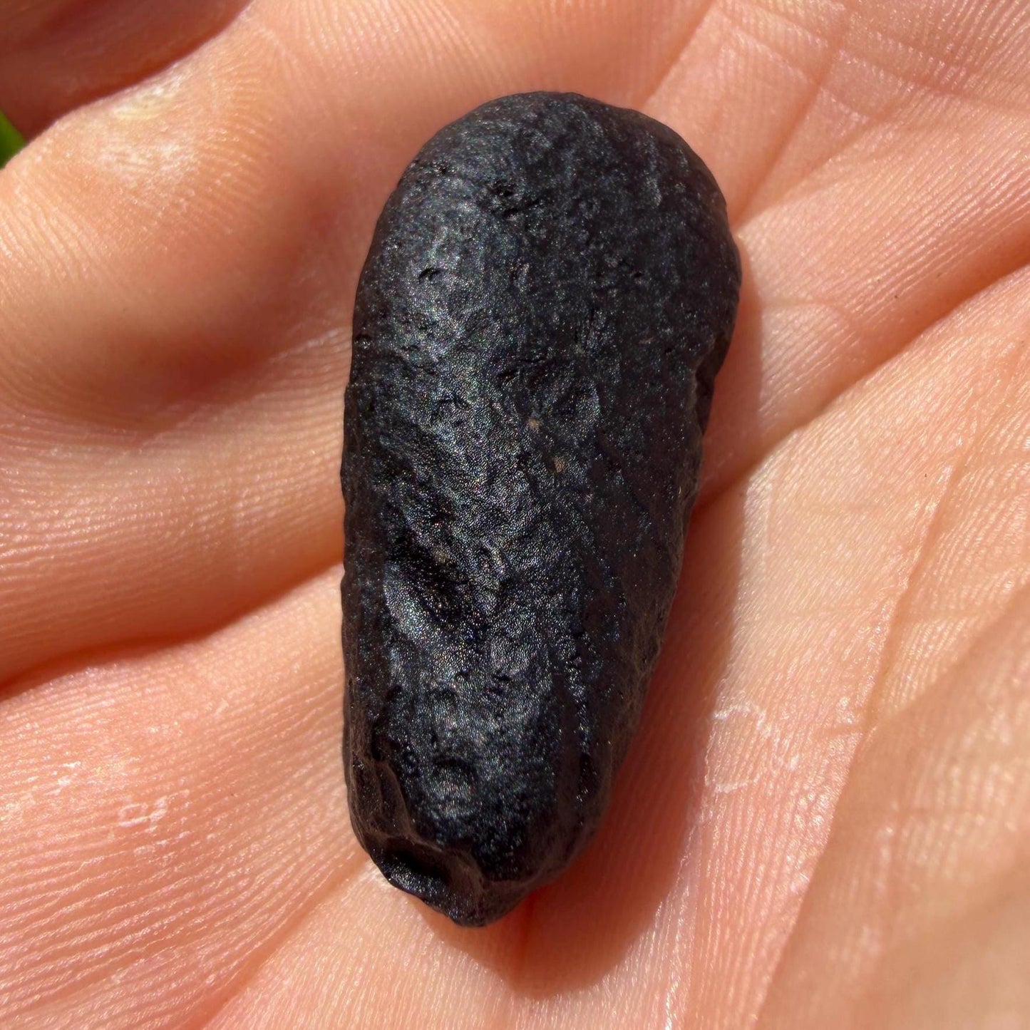 Saffordite Stone, Rare Cintamani, Arizona Tektite, 6.12 Grams
