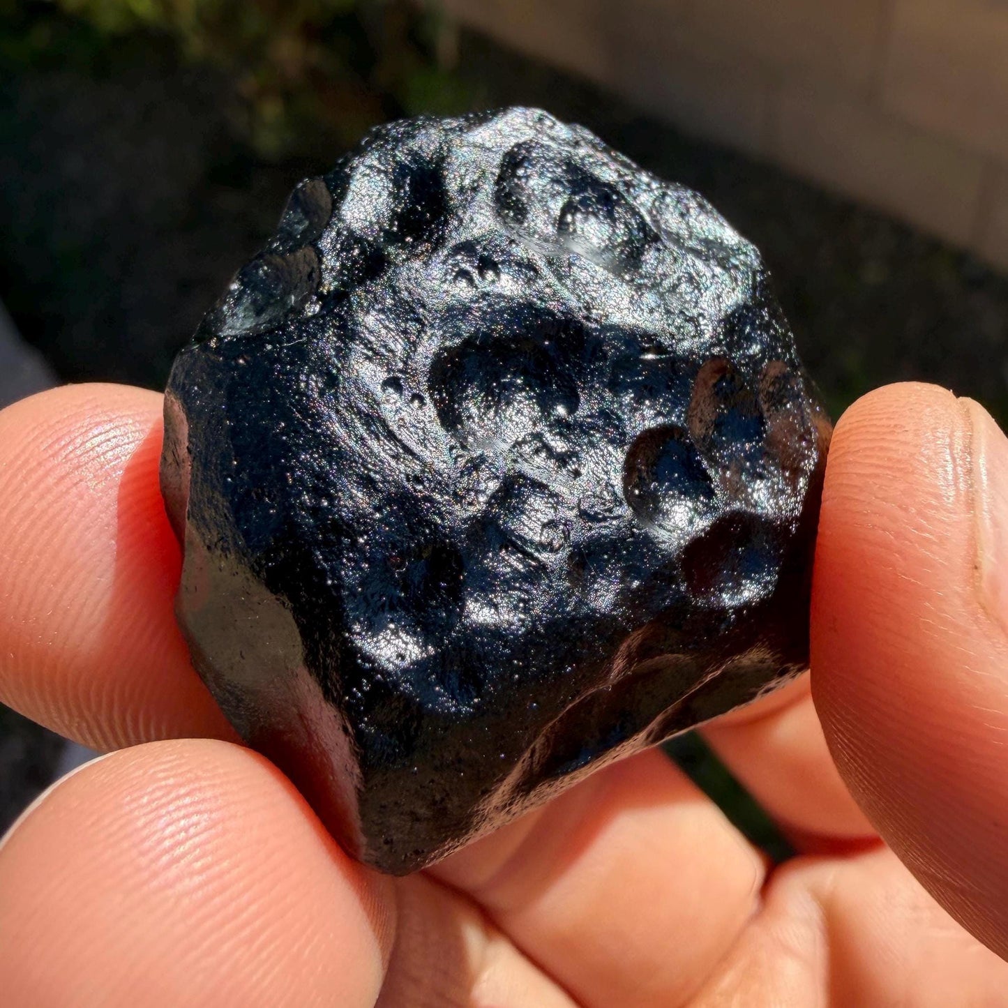 Indonesian Tektite: Indochinite Impactite, Energy Work Stone, 23.74 grams
