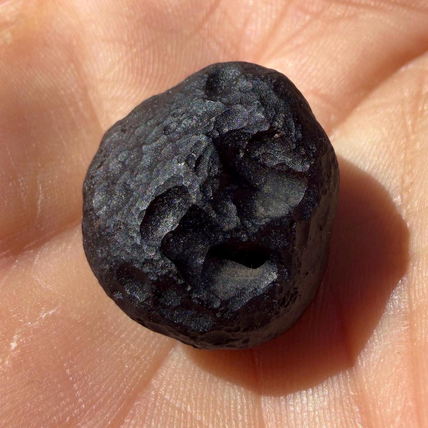 Saffordite Stone: Rare Cintamani, Arizona Tektite - 7.26 Grams