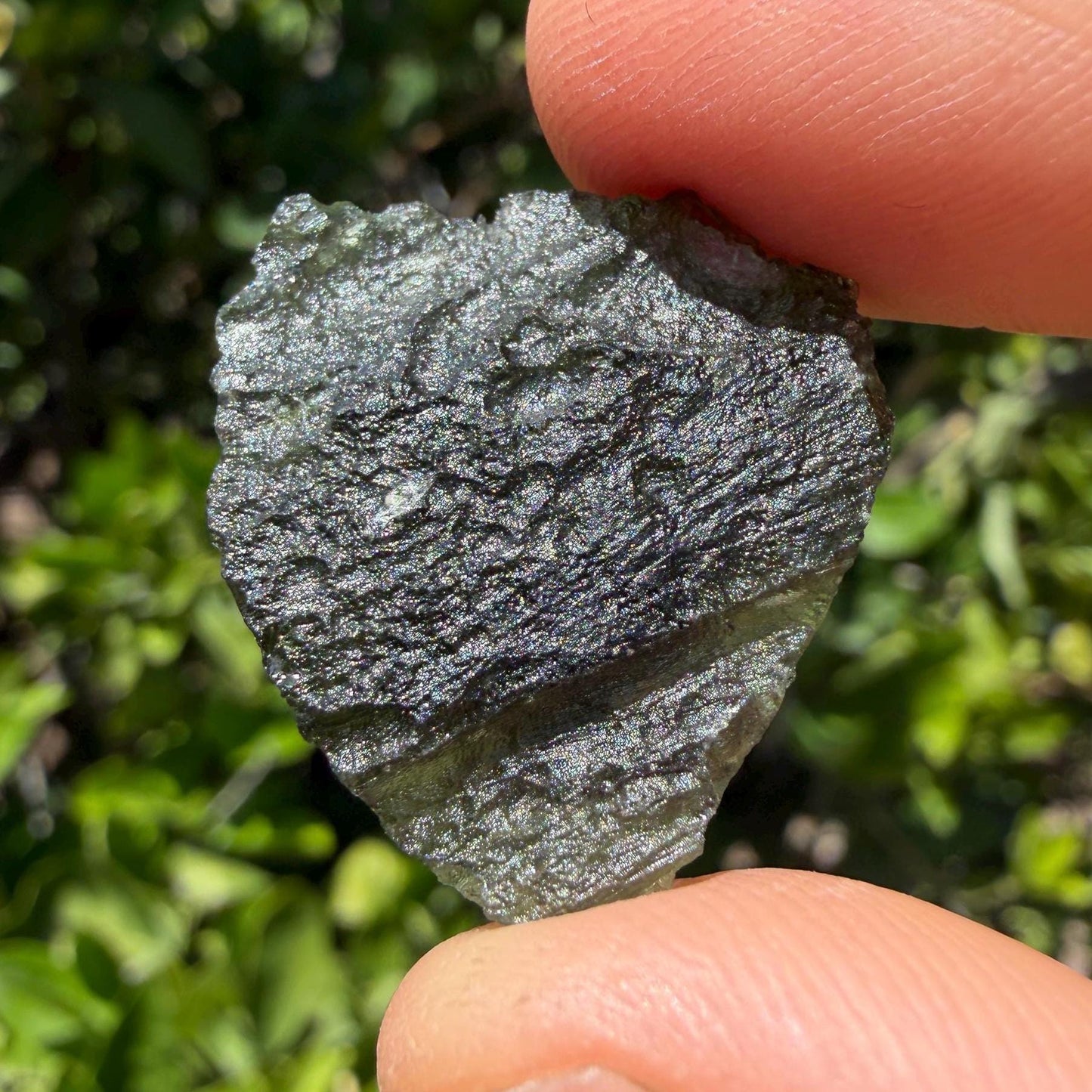 Authentic Moldavite Tektite Specimen, Czech Republic, 4.83 grams