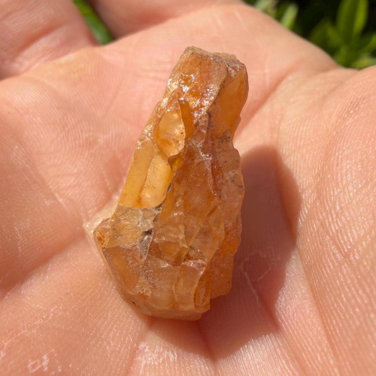 Golden Brazilian Phenacite Crystal: High-Vibration Gemstone, 7.89g/39.45ct