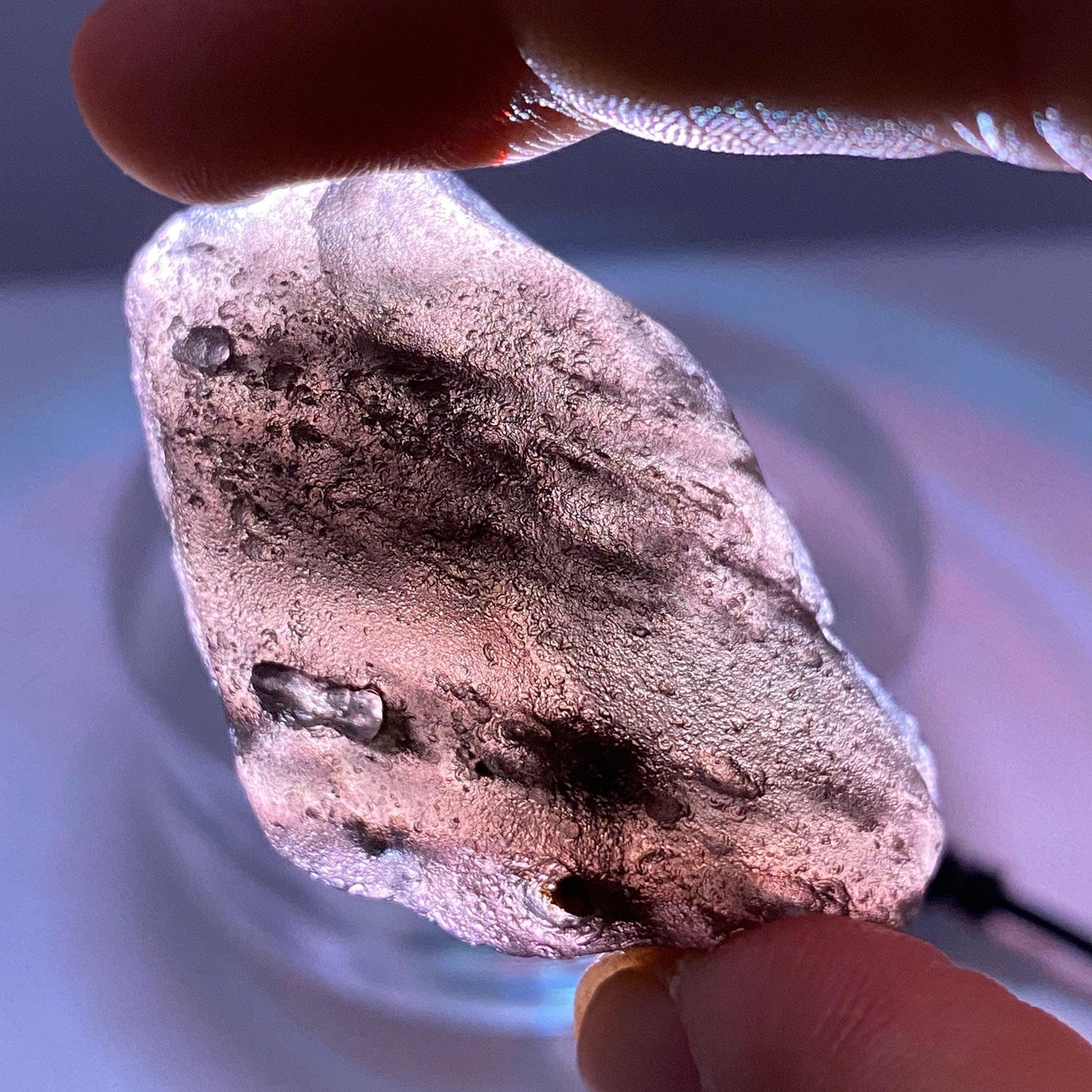 Colombianite Specimen: Translucent Shamanic Pseudo-Tektite, 17.77 grams