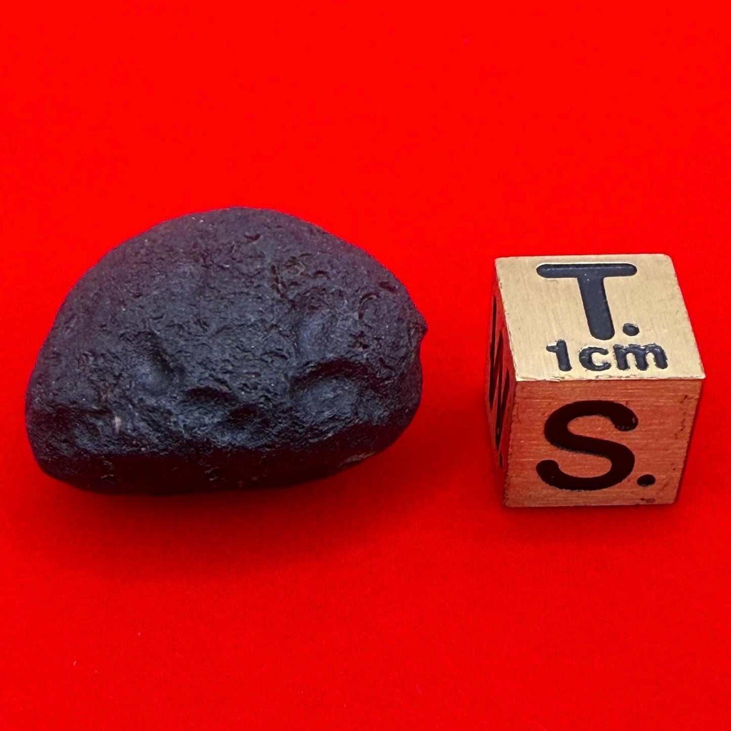 Saffordite Stone: Rare Cintamani, Arizona Tektite -5.48 Grams