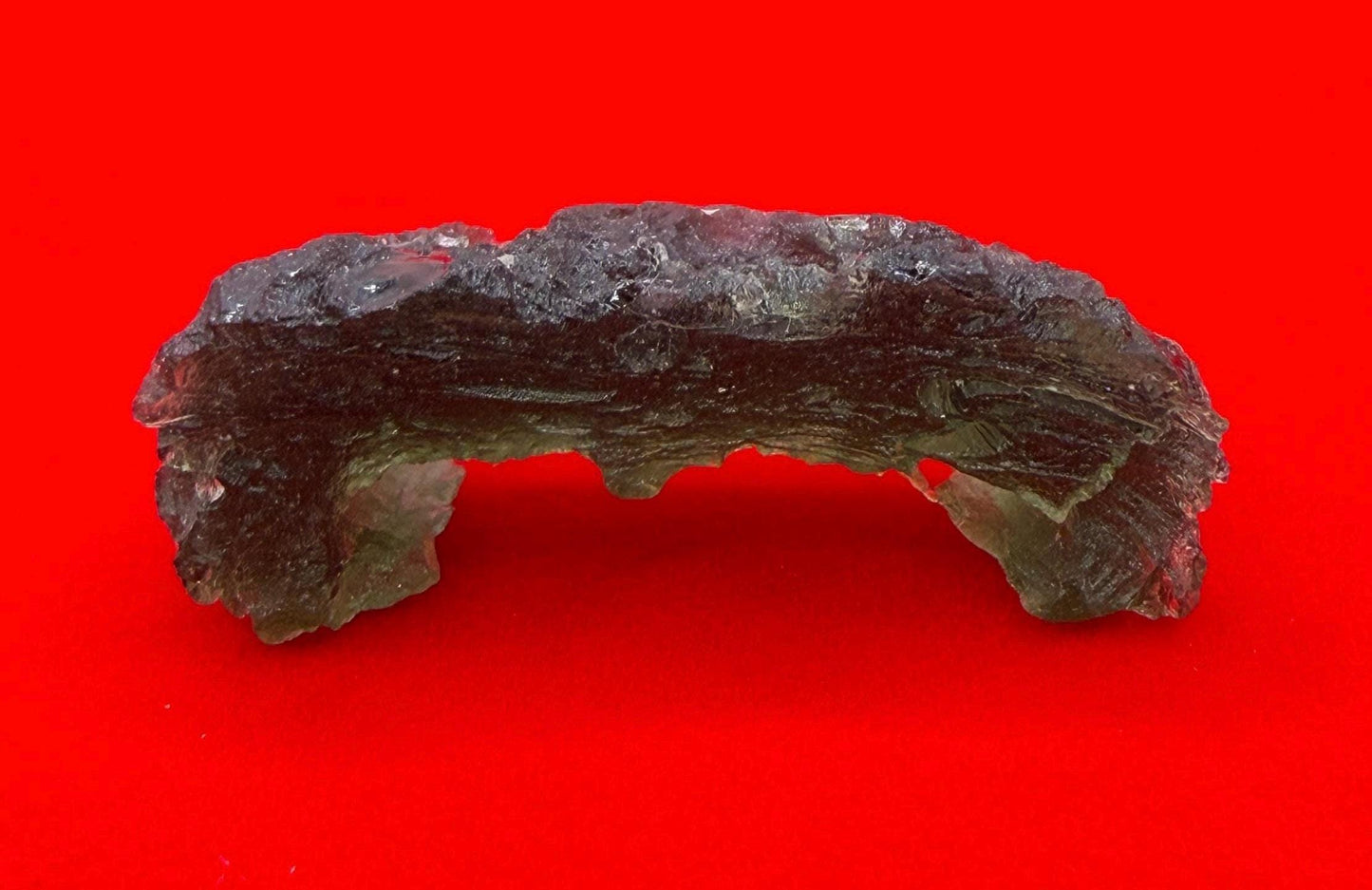Authentic Moldavite Tektite Specimen, Reiki Healing Crystal, 7.04g/35.2ct