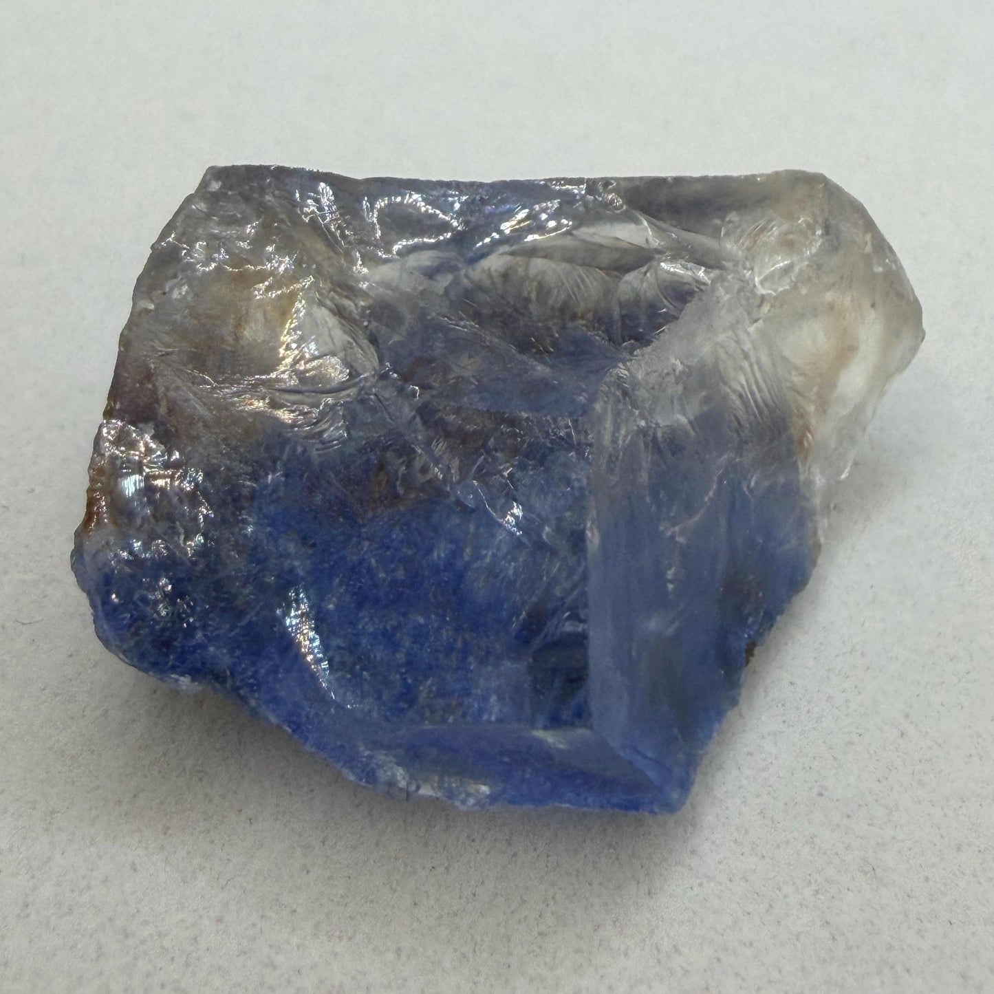 Rare Blue Dumortierite Crystal: Brazilian Gemstone for Reiki and Meditation, 11.23g/56.15ct