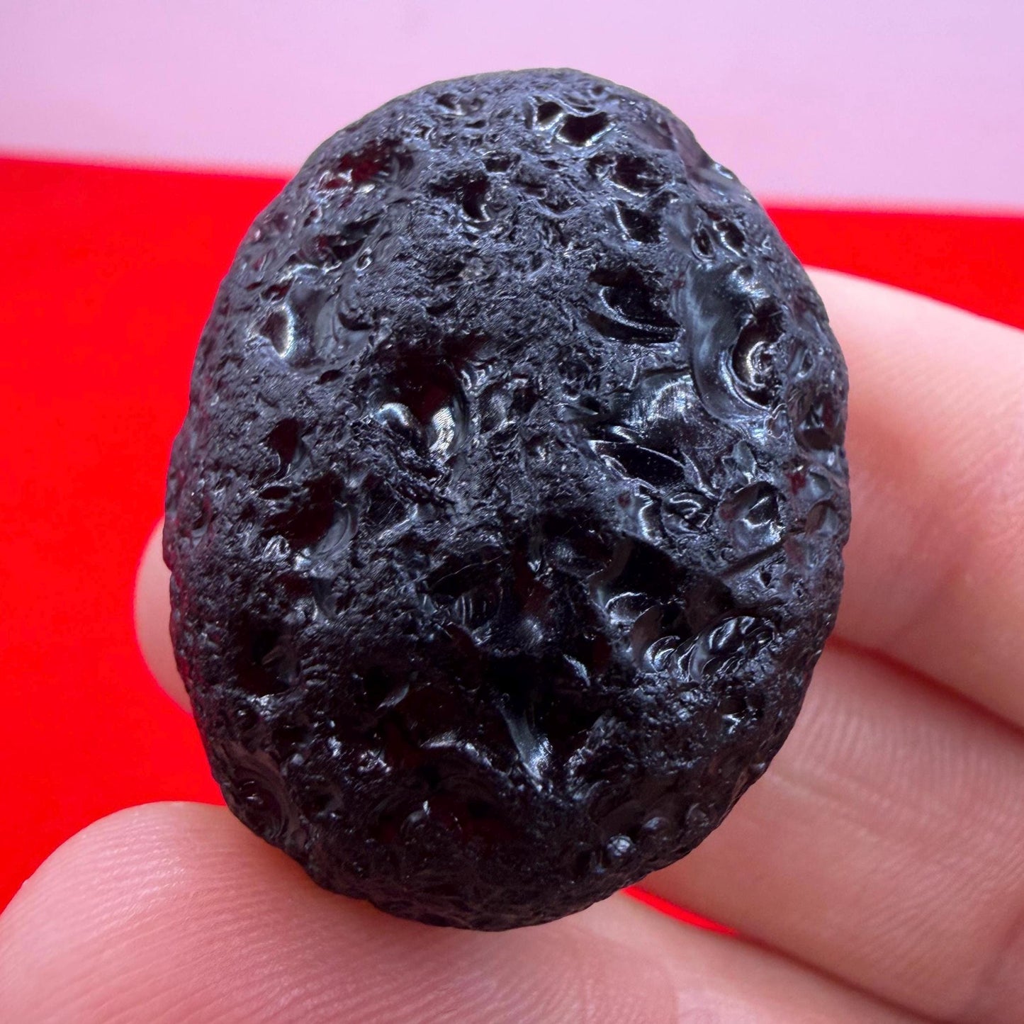 Saffordite Stone: Rare Cintamani, Arizona Pseudo-Tektite -22.82 Grams