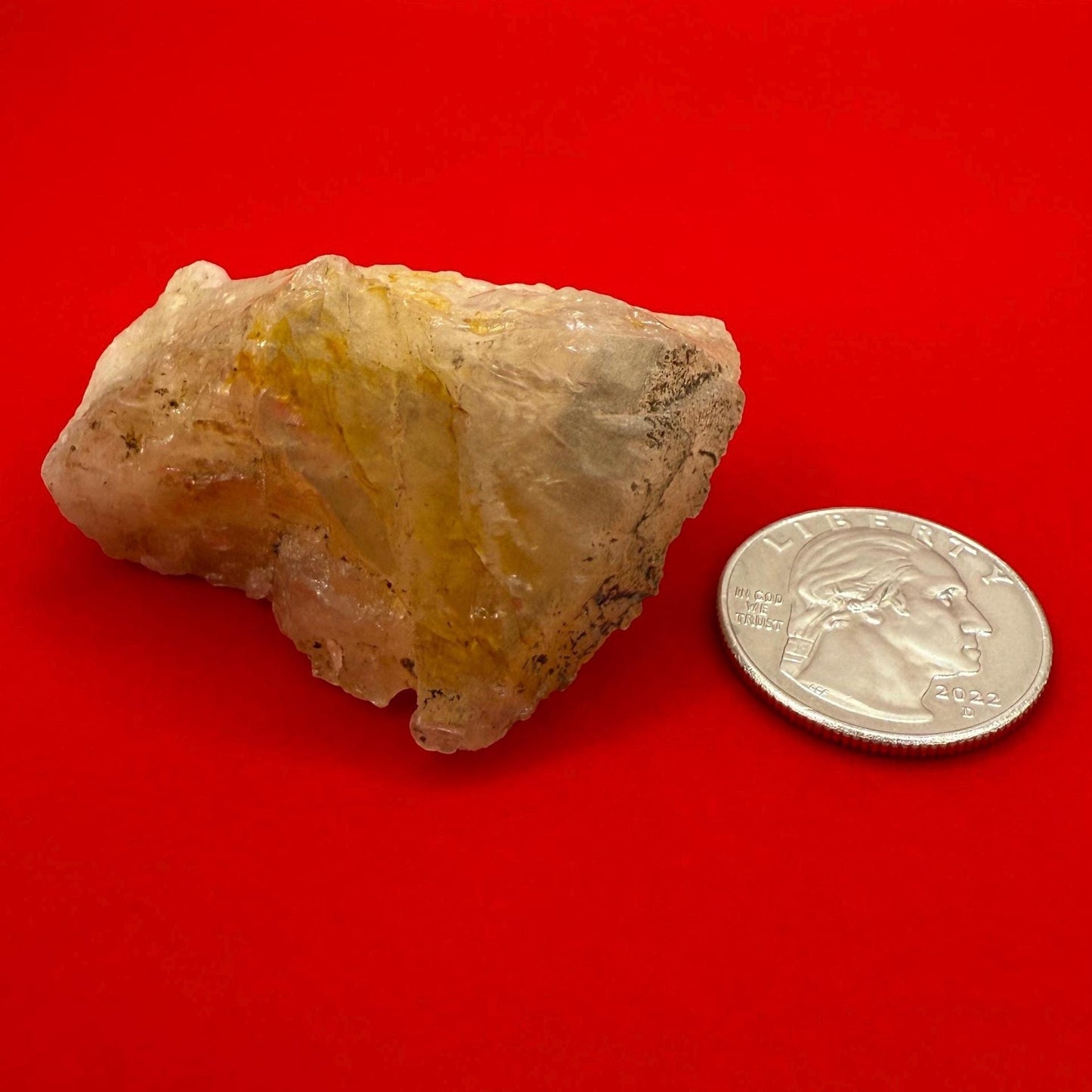 Rare Golden Brazilian Phenacite Crystal: High-Vibration Energy Stone, 64.67g/323ct