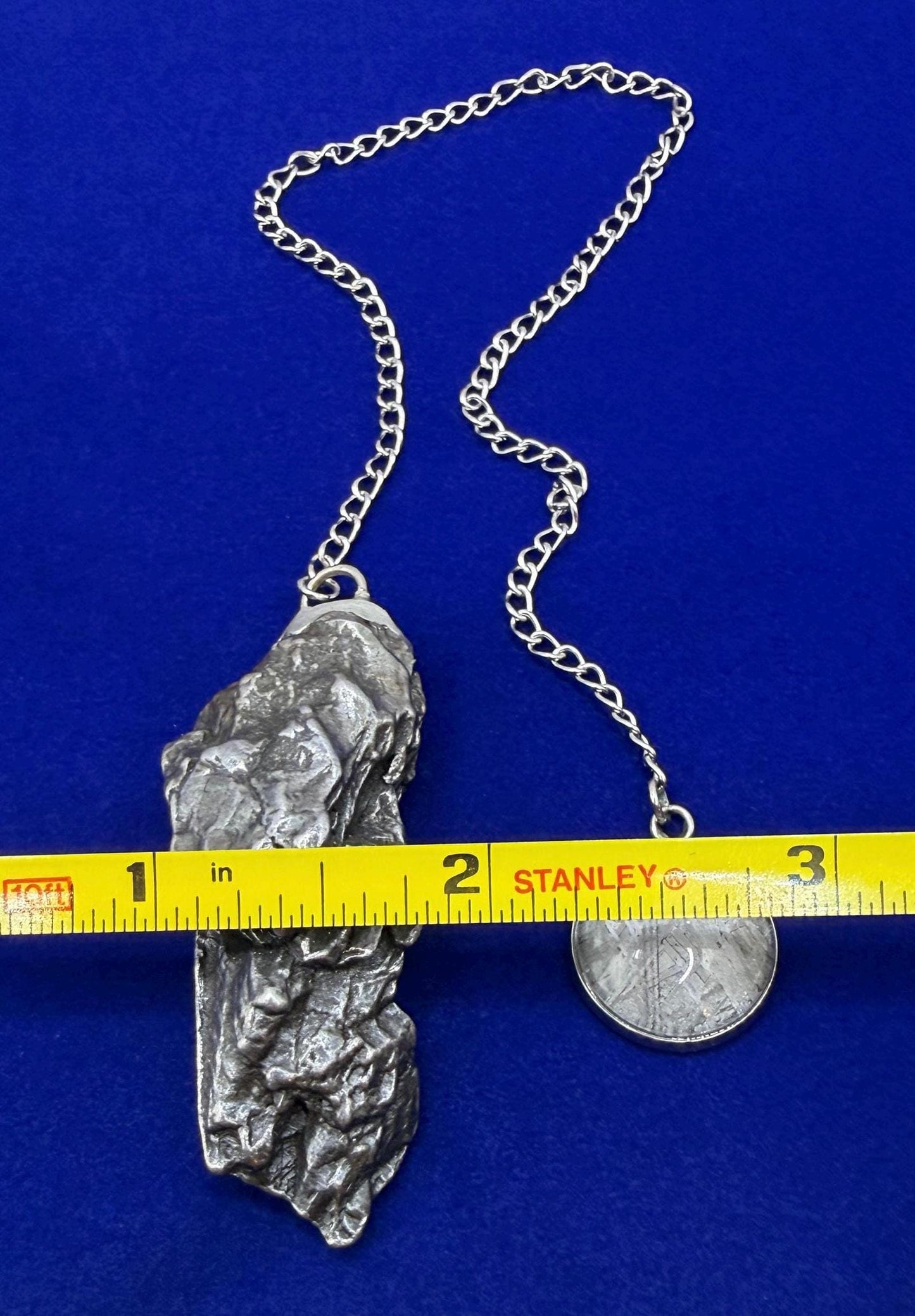 Campo del Cielo Meteorite Pendulum, Rare Cosmic Divination Tool, Crystal Healing Gift, 59.04g