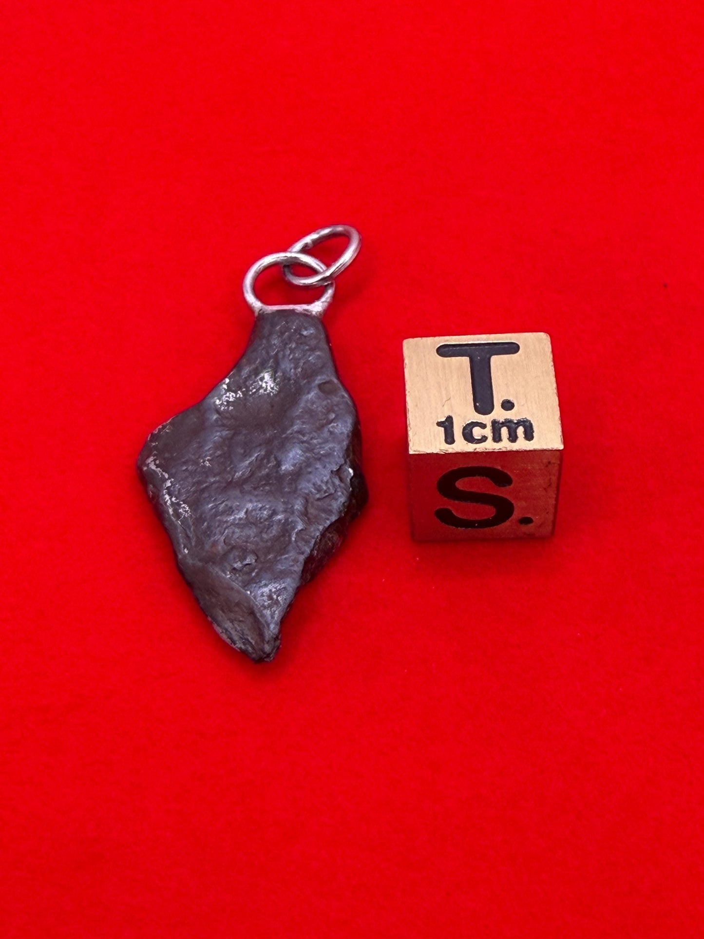 Agoudal Iron Meteorite Pendant: Handmade Astronomy Space Gift, Cosmic Pendant, 4.92 grams