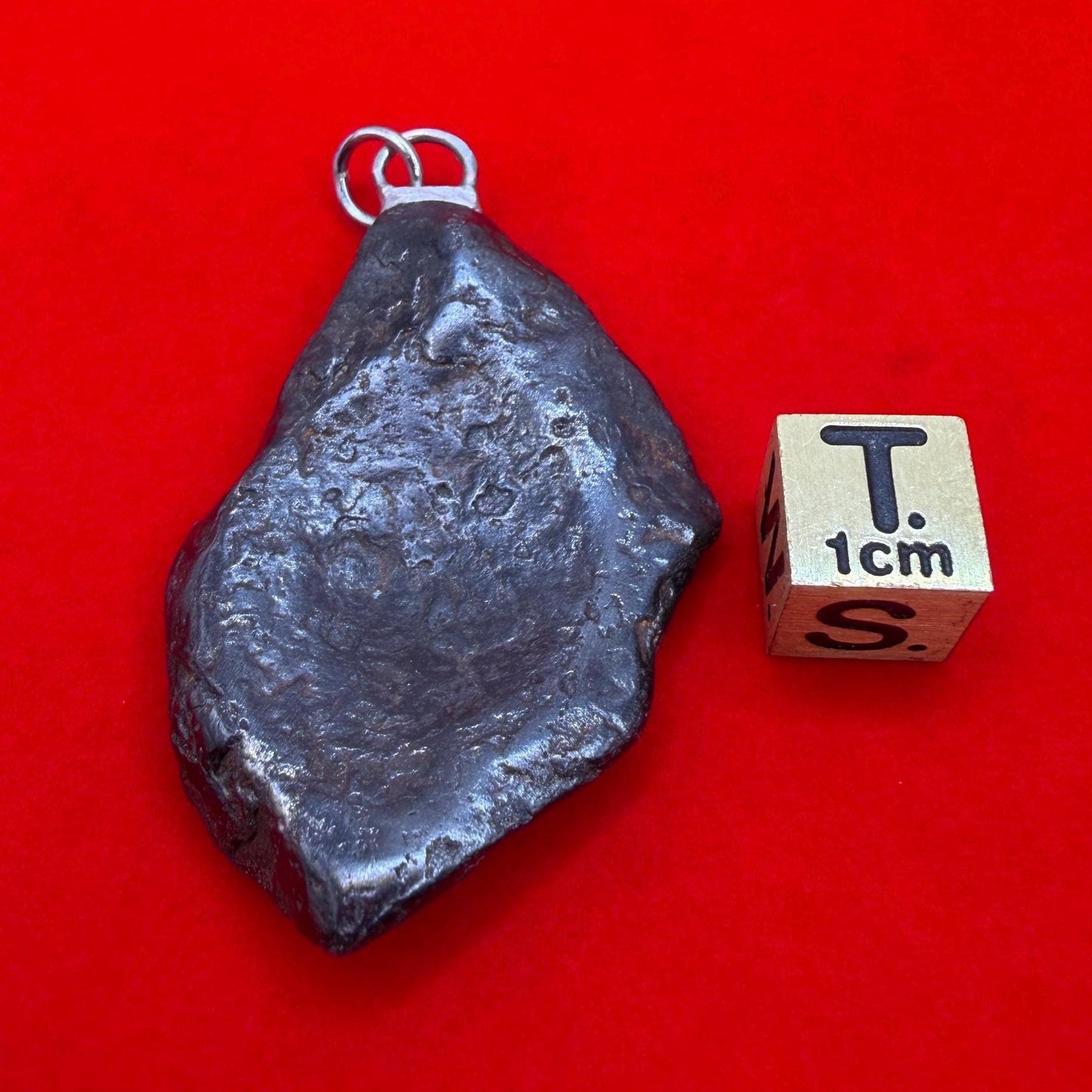 Canyon Diablo Iron Meteorite Pendant: Arizona Space Gift, 23.34 grams