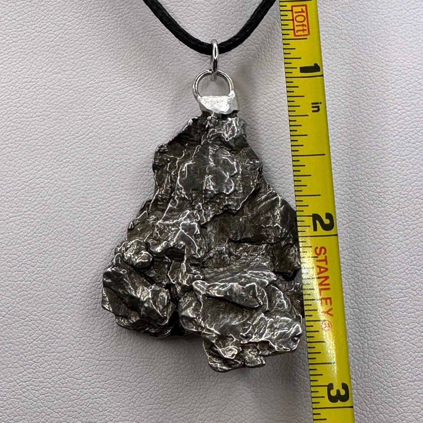 Campo del Cielo Meteorite Pendant: Rare Iron Space Gift, 21.02 grams