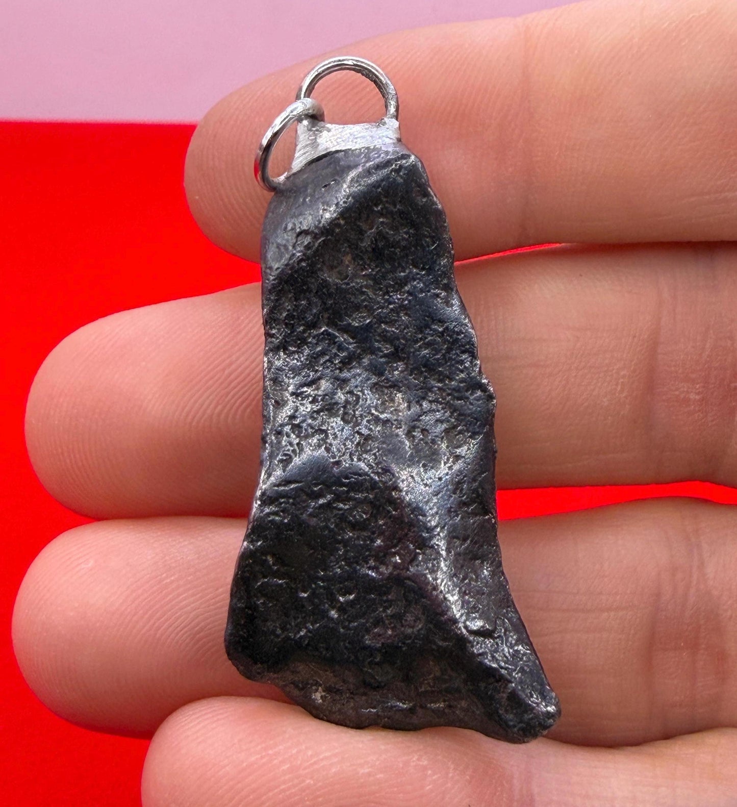 Canyon Diablo Iron Meteorite Pendant: Arizona Space Gift, 22.55 grams