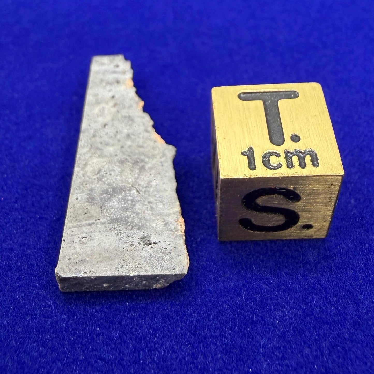 NWA 16315 Lunar Melt Breccia Meteorite Slice, Authentic Moon Rock, Mauritania, 1.26g