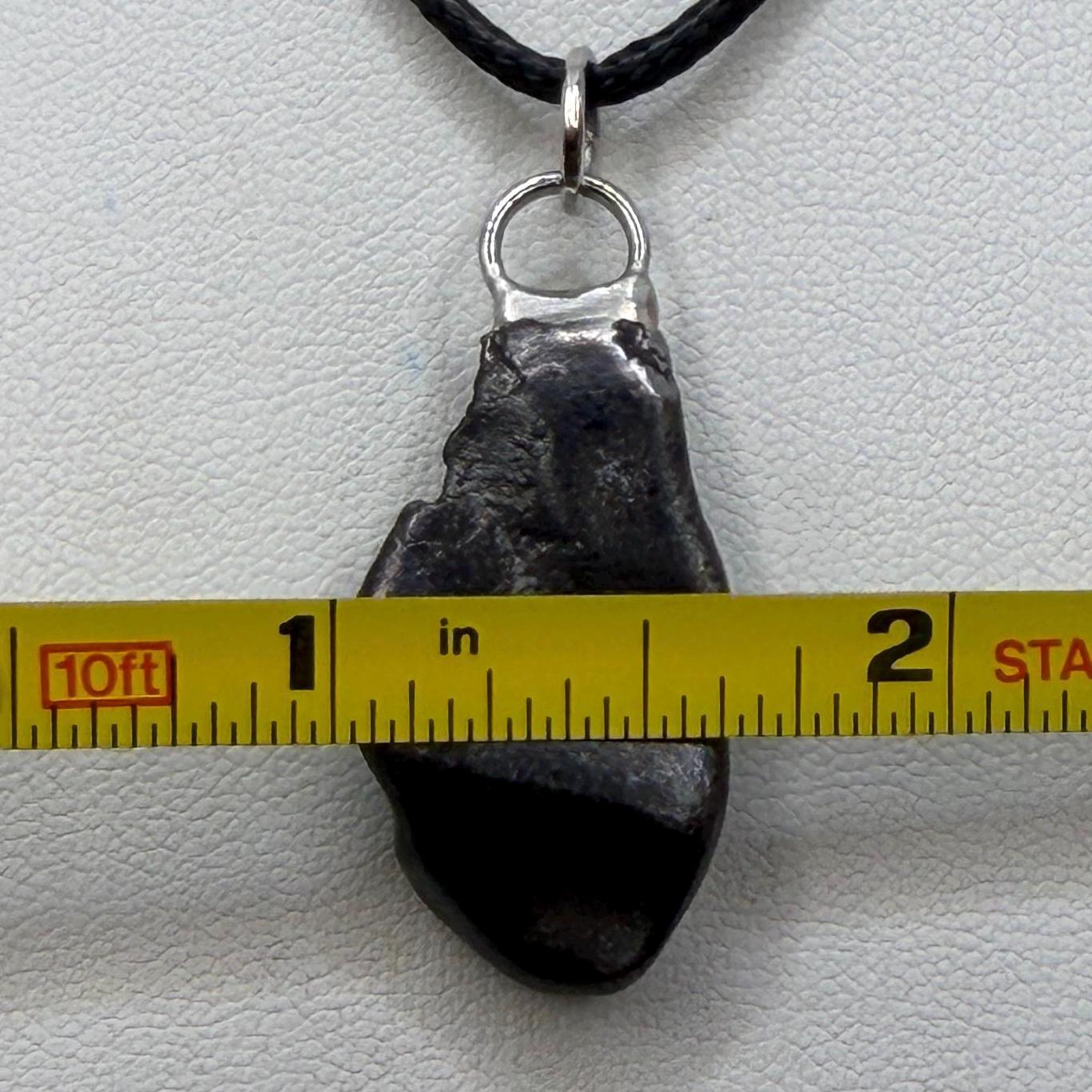 Sikhote-Alin Iron Meteorite Pendant: Astronomy Space Gift, 7.78g