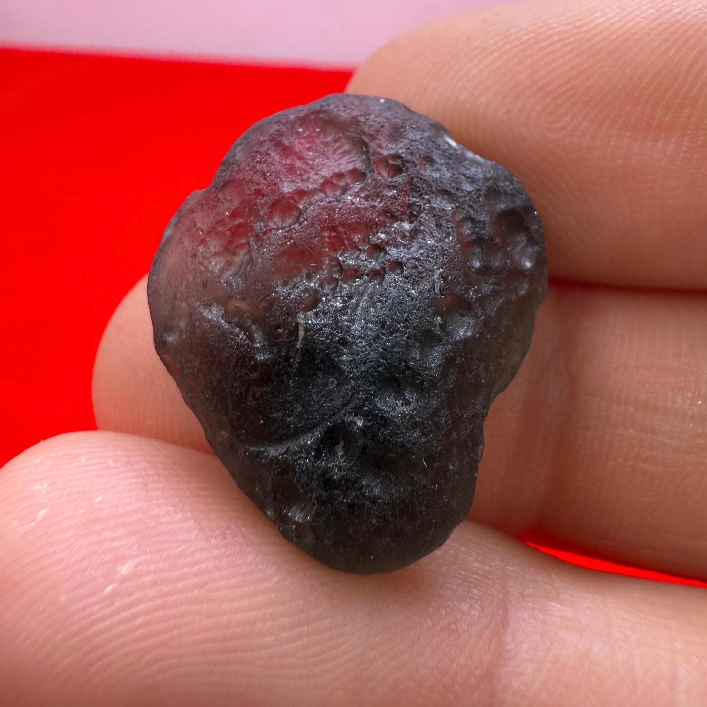 Colombianite Specimen: Translucent Pseudo-Tektite, Shamanic Healing Stone, 4.75 grams