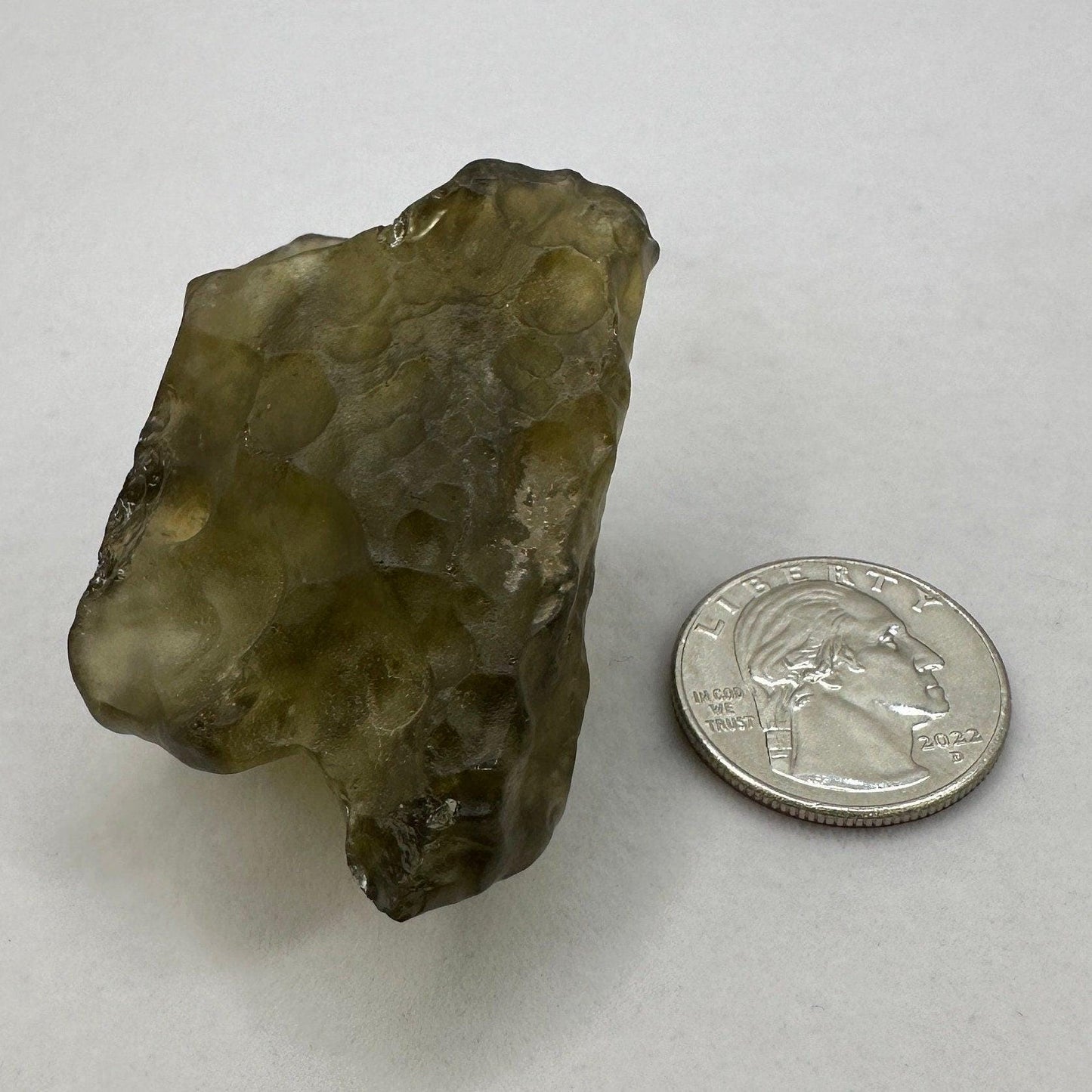 Greenish Libyan Desert Glass: Golden Tektite Talisman, 54.68 grams