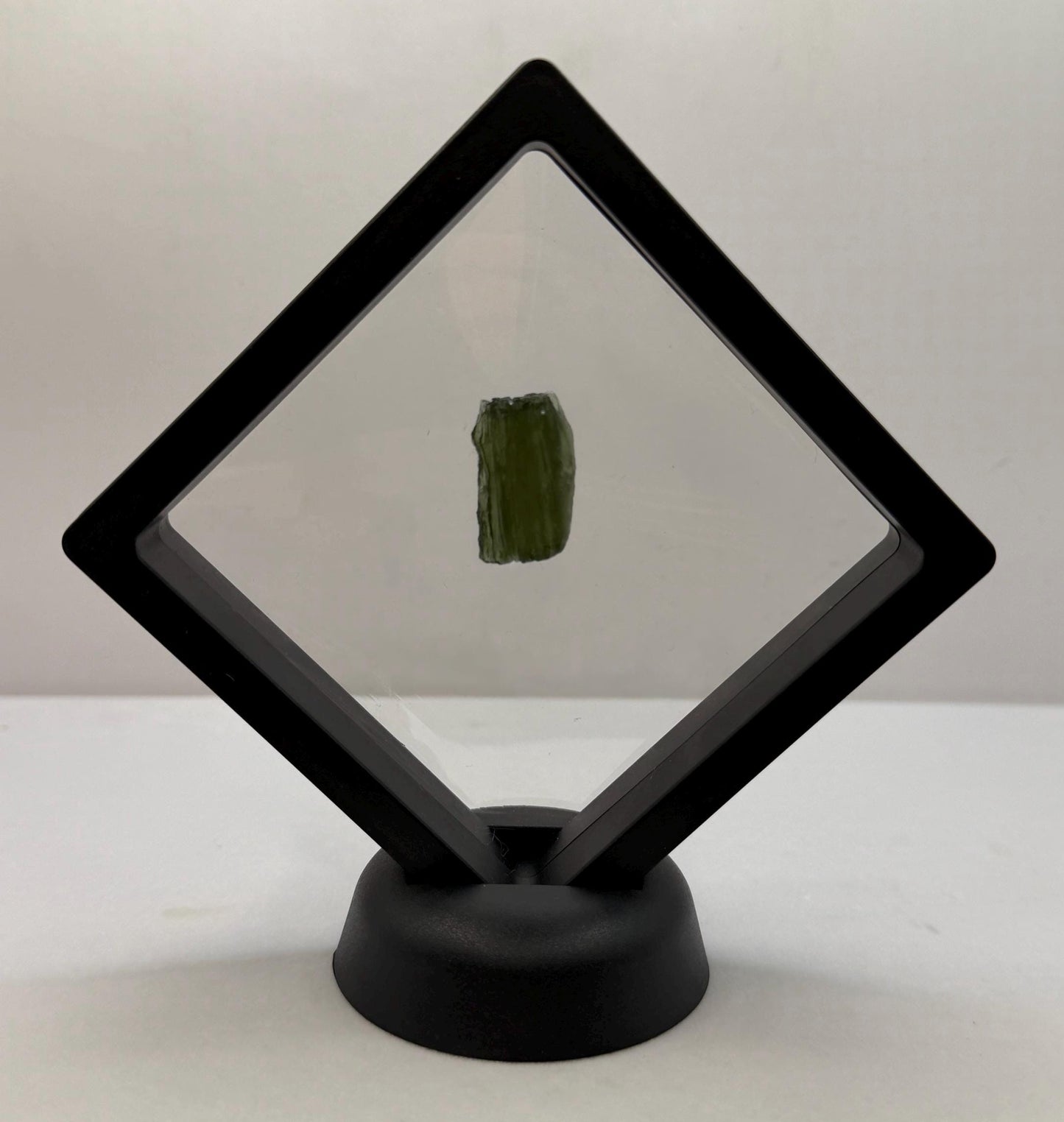 Moldavite Tektite Specimen: Authentic Crystal, 3.76g/18.8ct