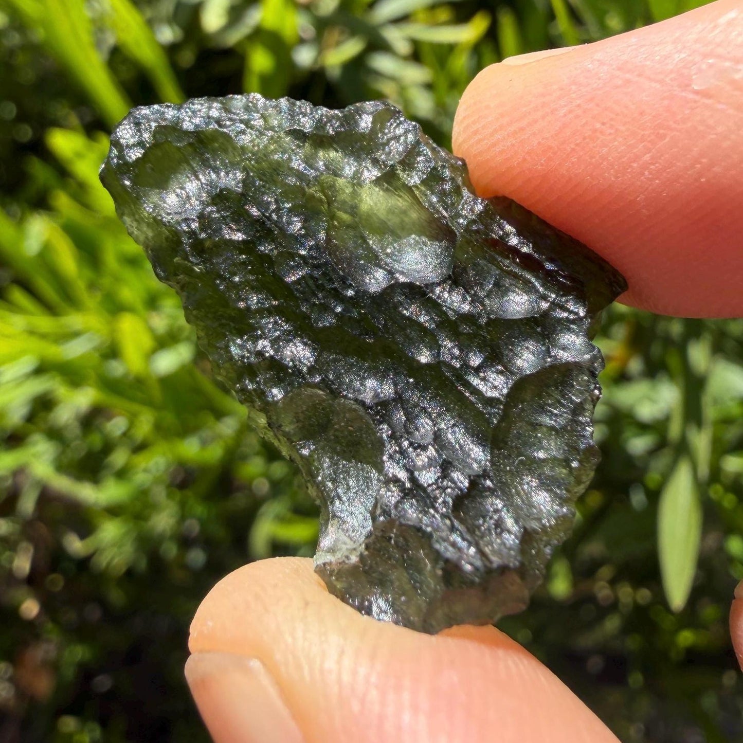 Authentic Moldavite Tektite Specimen, Czech Republic, 4.10 grams