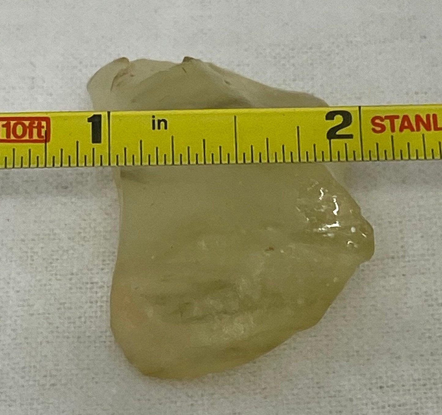 Rare Libyan Desert Glass: Golden Tektite Talisman, 28.49 grams