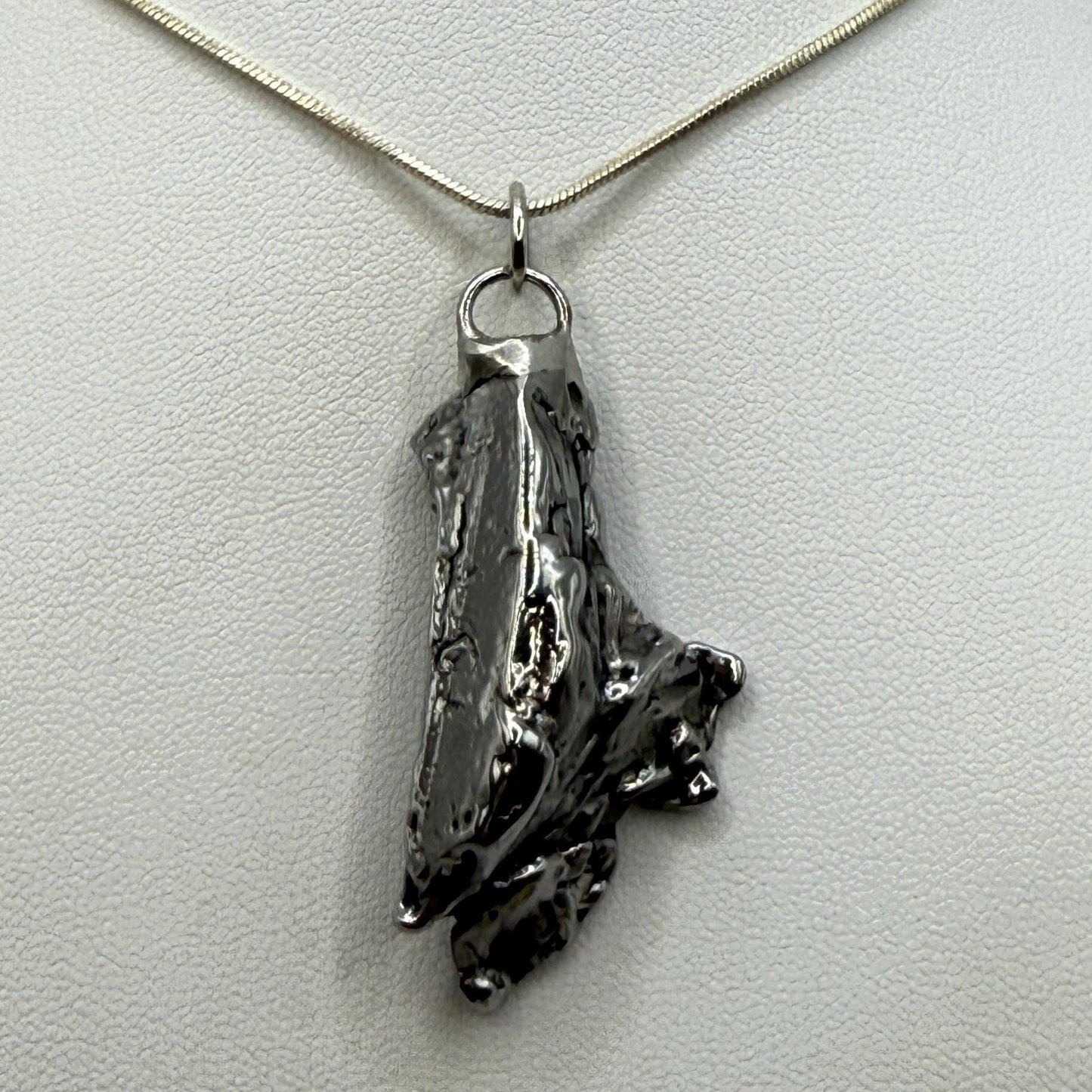 Aletai Meteorite Pendant: Cosmic Jewelry, Authentic Space Jewelry, 21.83 grams