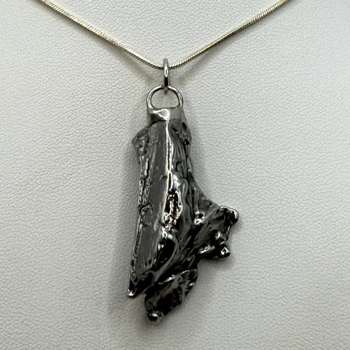 Aletai Meteorite Pendant: Cosmic Jewelry, Authentic Space Jewelry, 21.83 grams