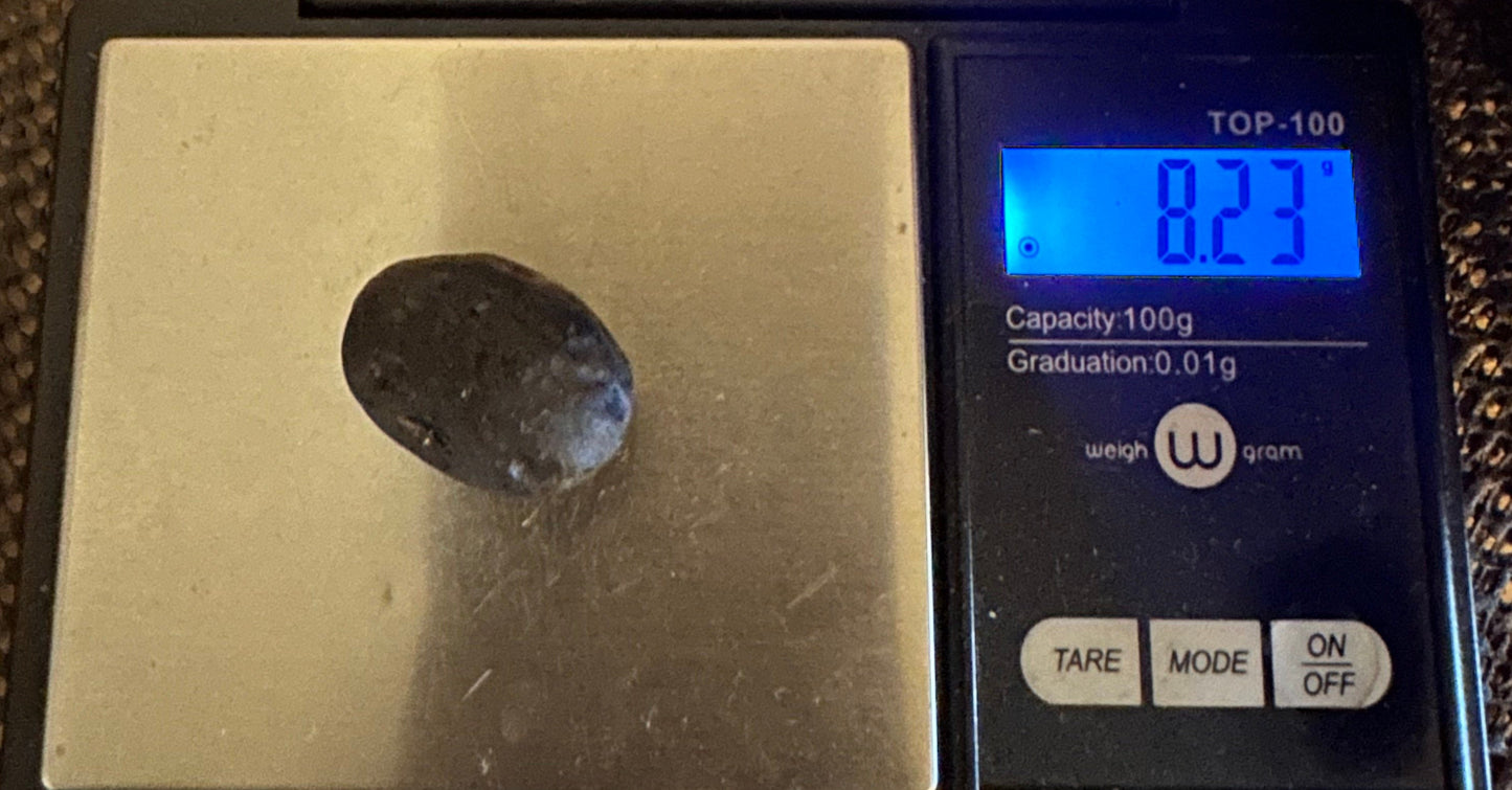 Colombianite Specimen: Translucent Pseudo-Tektite, Shamanic Healing Stone, 8.23 grams
