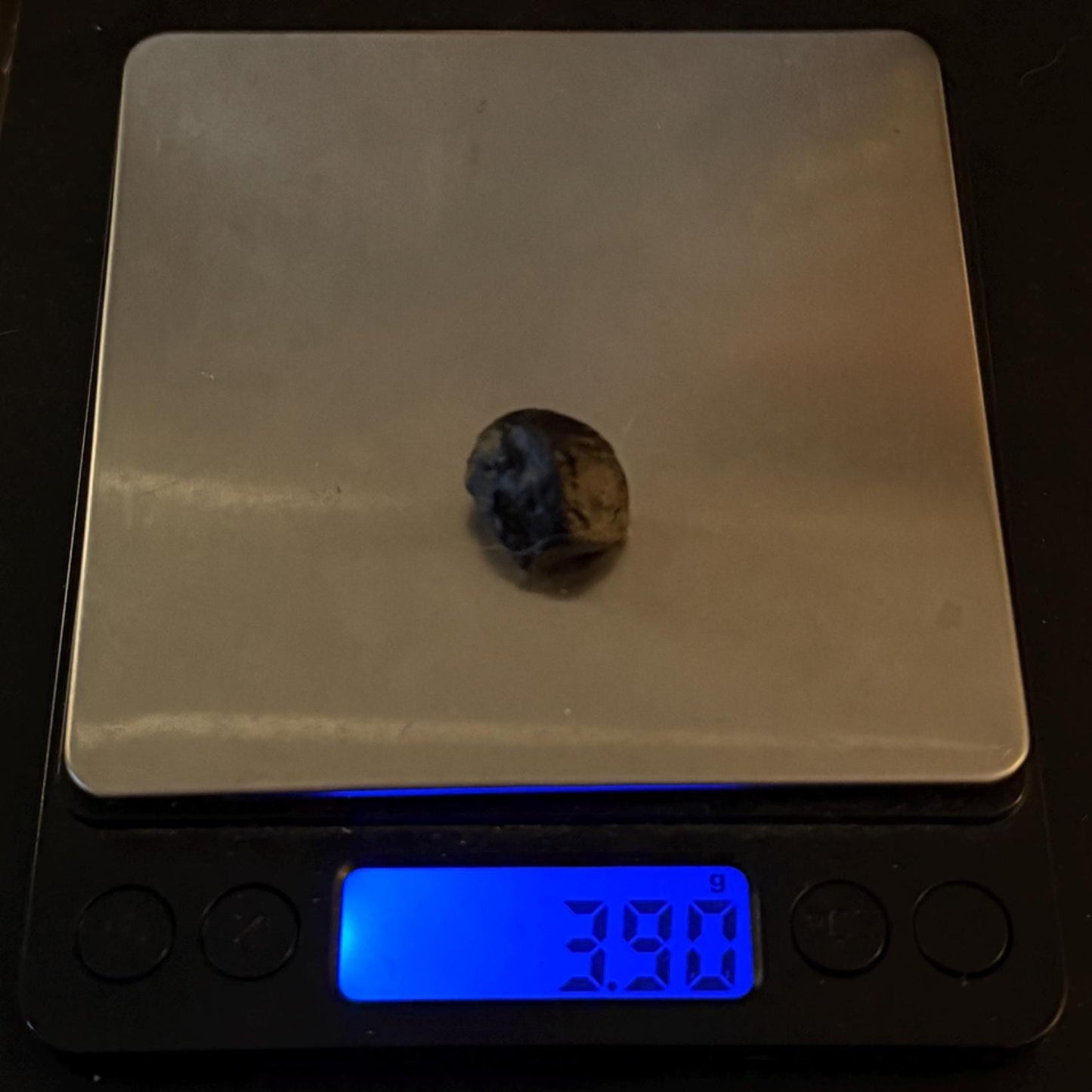 Saffordite Cintamani Stone Specimen: Rare Arizona Pseudo-Tektite, 3.90 grams