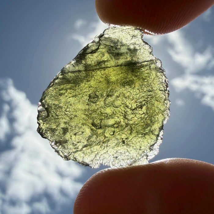 Authentic Moldavite Tektite Specimen, Czech Republic, 4.83 grams