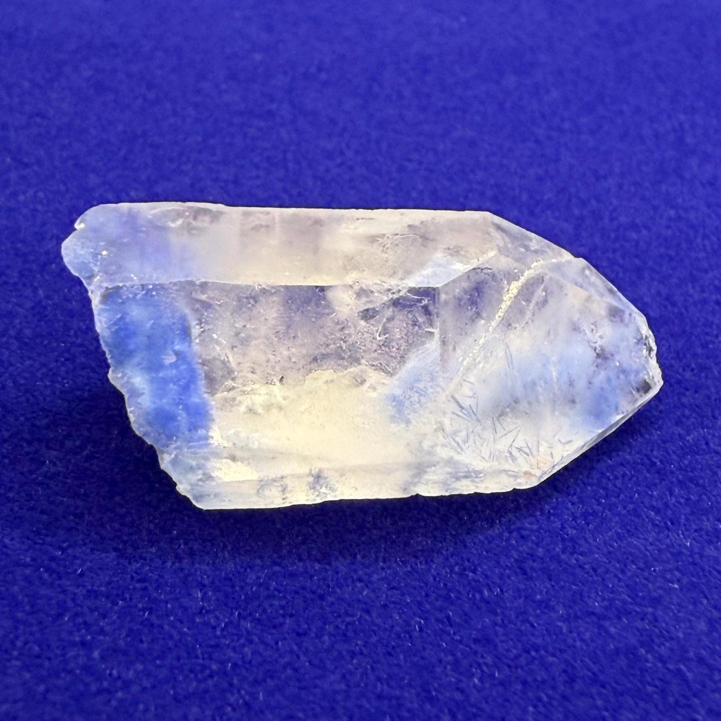Rare Blue Dumortierite Crystal: Brazilian Gemstone for Reiki and Meditation, 8.40g/42ct